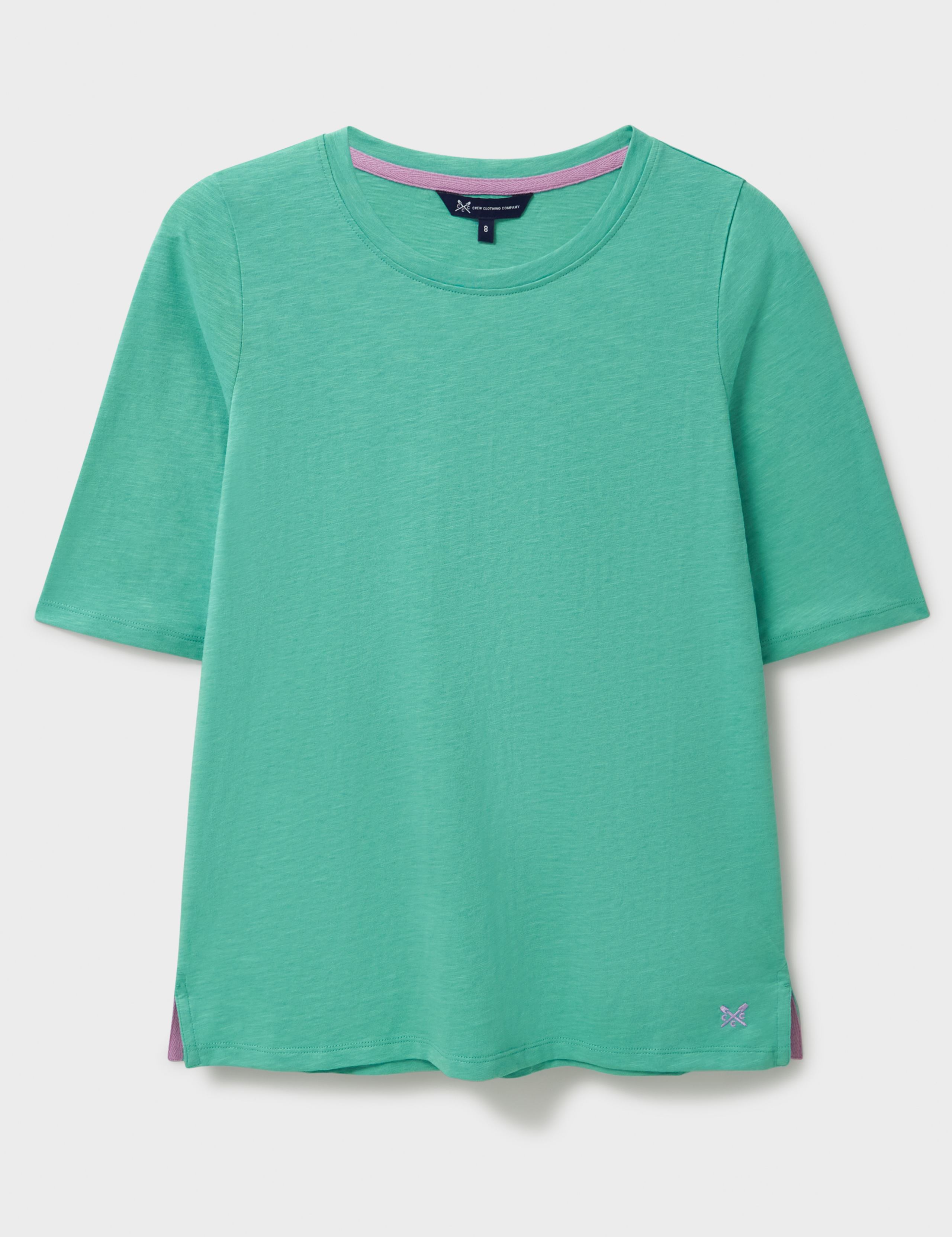 Pure Cotton Crew Neck T-Shirt 2 of 5