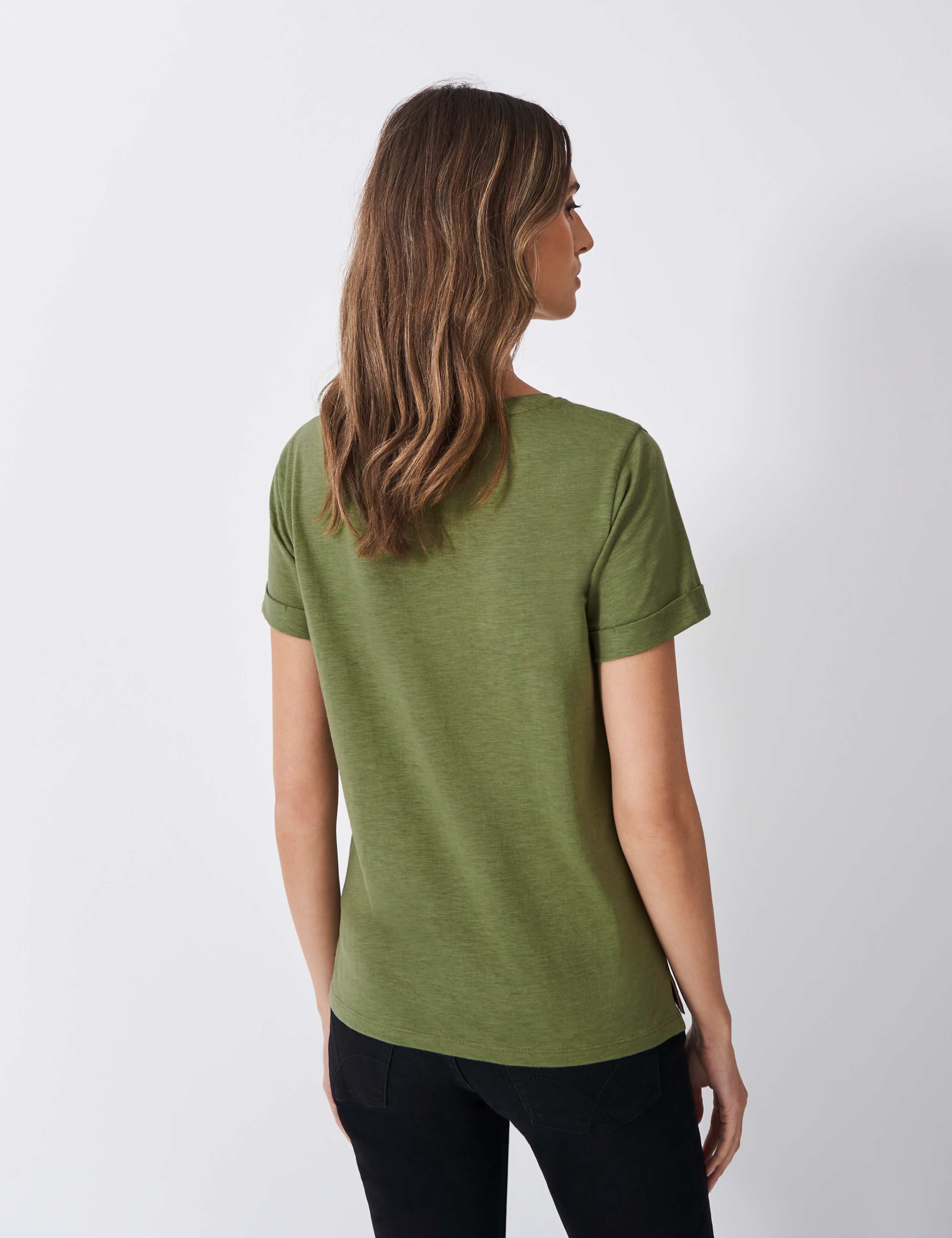 Pure Cotton Crew Neck T-Shirt 4 of 5