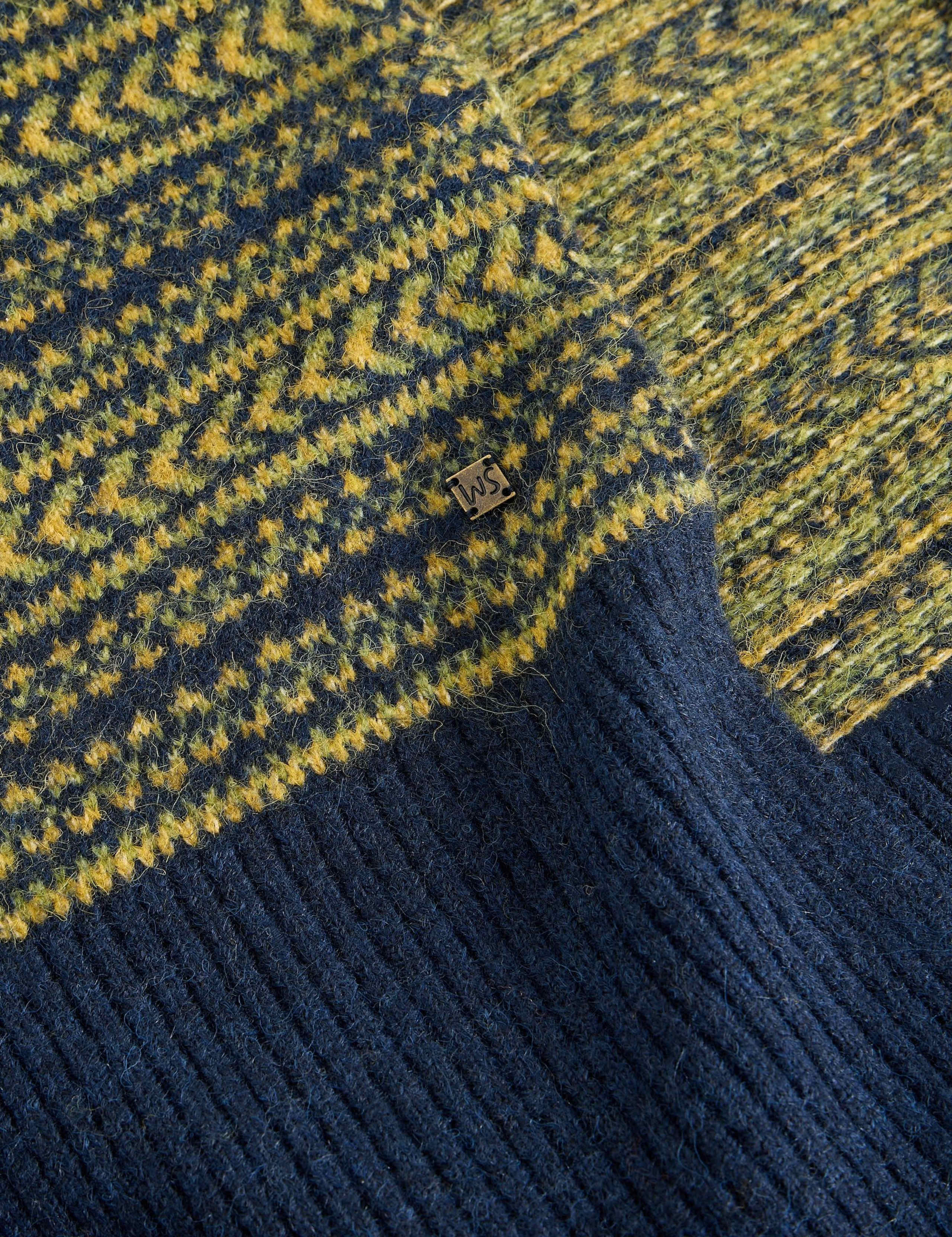 Fair Isle Knitted Scarf 3 of 3