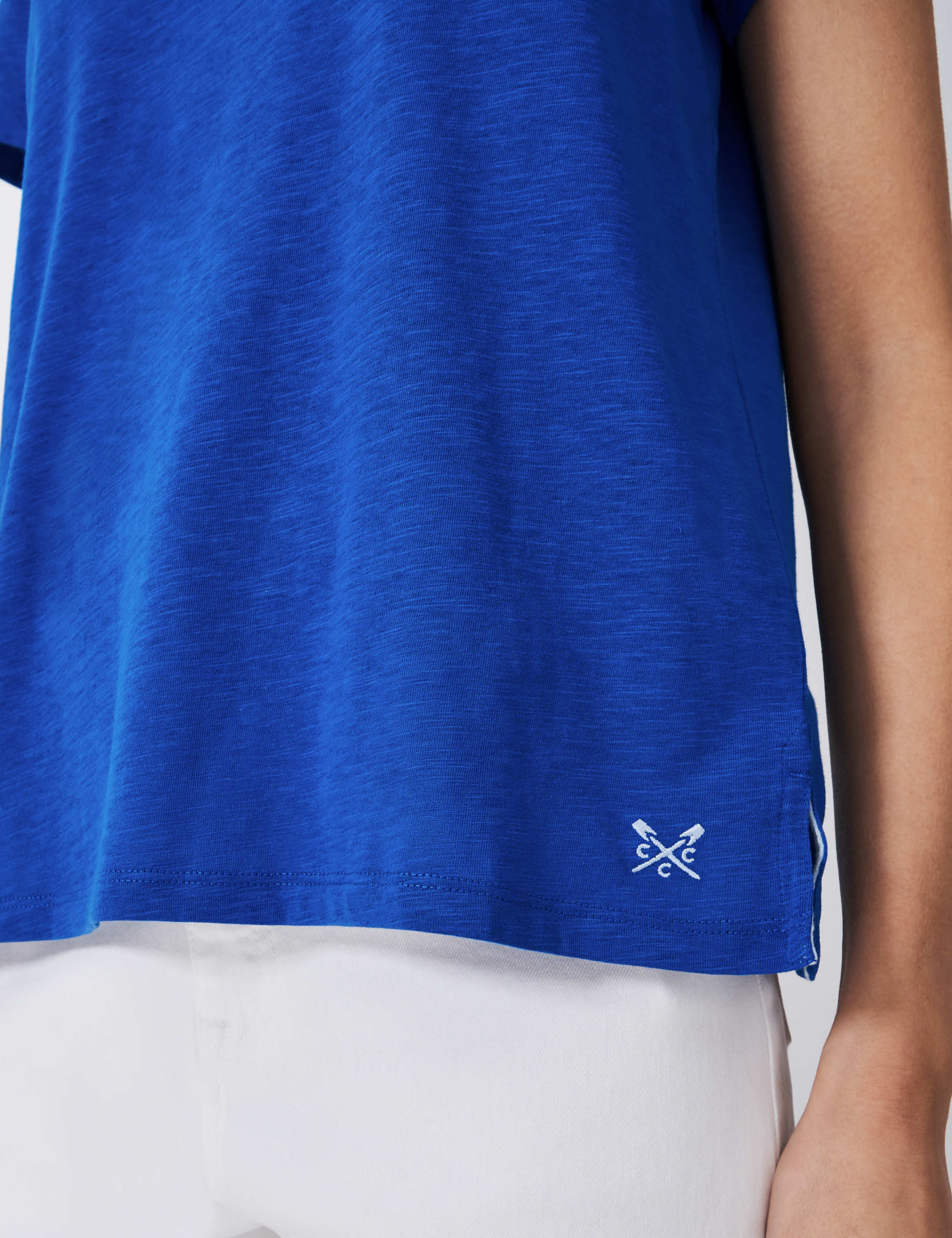 Pure Cotton V-Neck T-Shirt 4 of 5