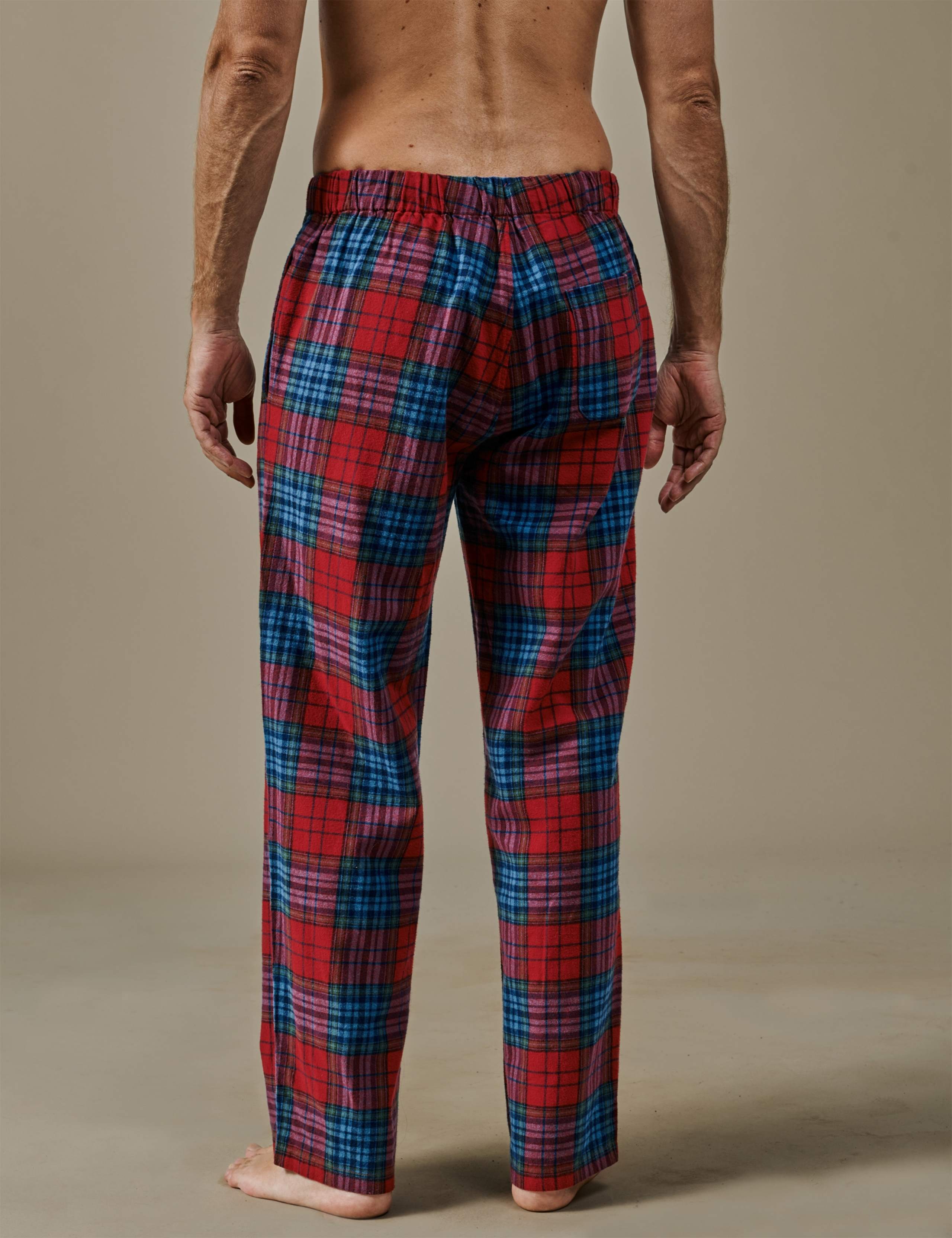 Pure Cotton Checked Pyjama Bottoms 3 of 3