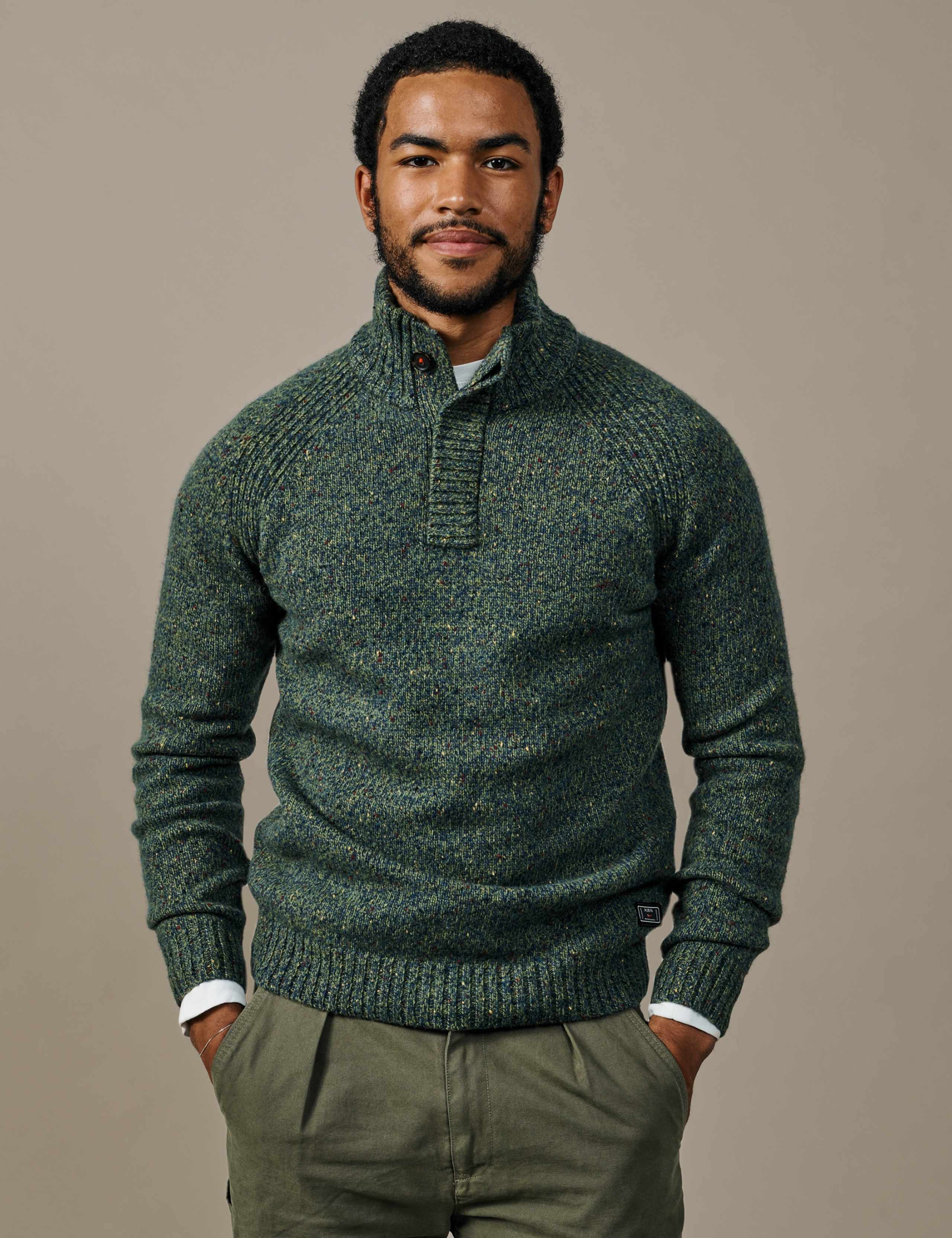 Lambswool Rich Funnel Neck Jumper 1 of 4