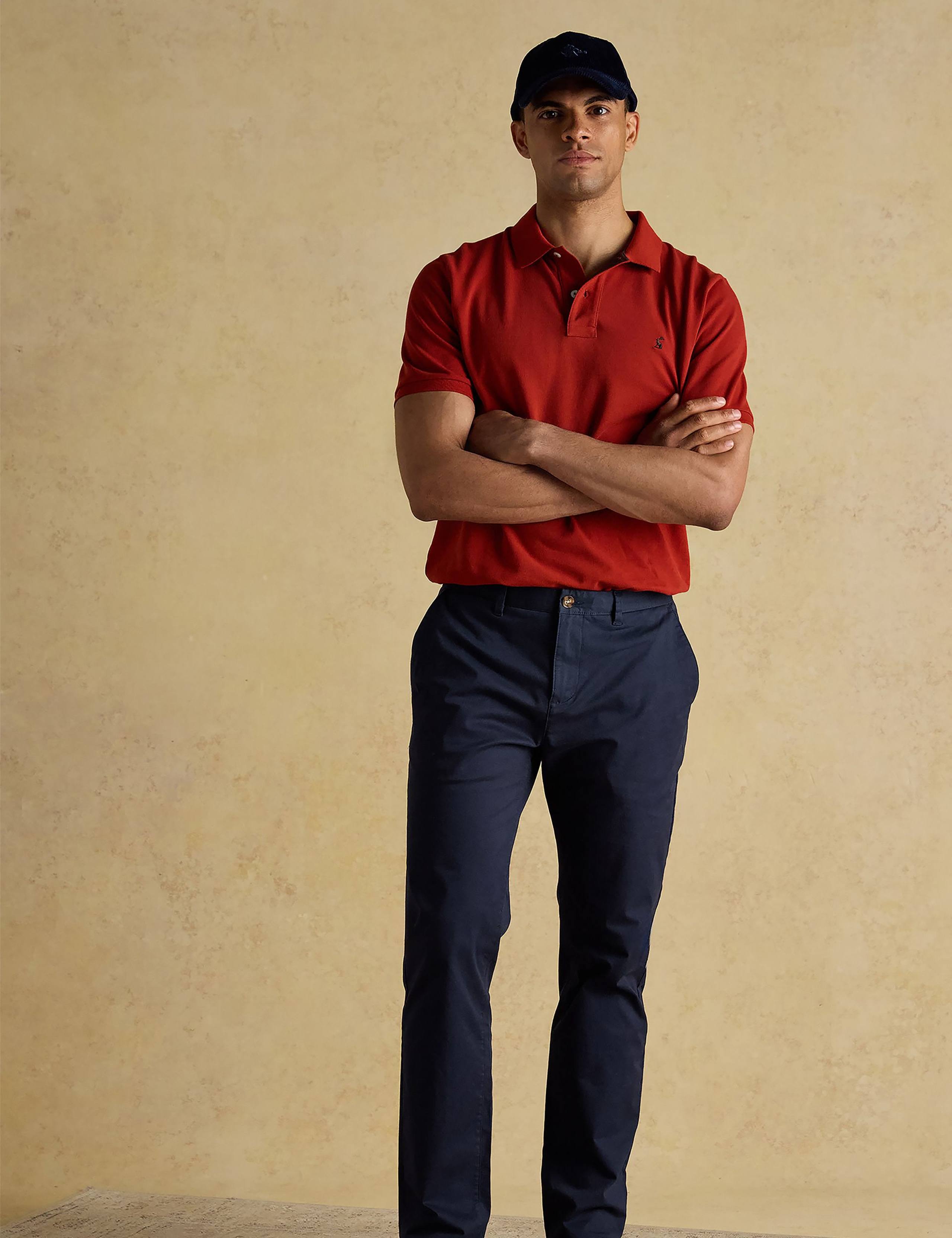 2 Pack Pure Cotton Striped Polo Shirts 2 of 7