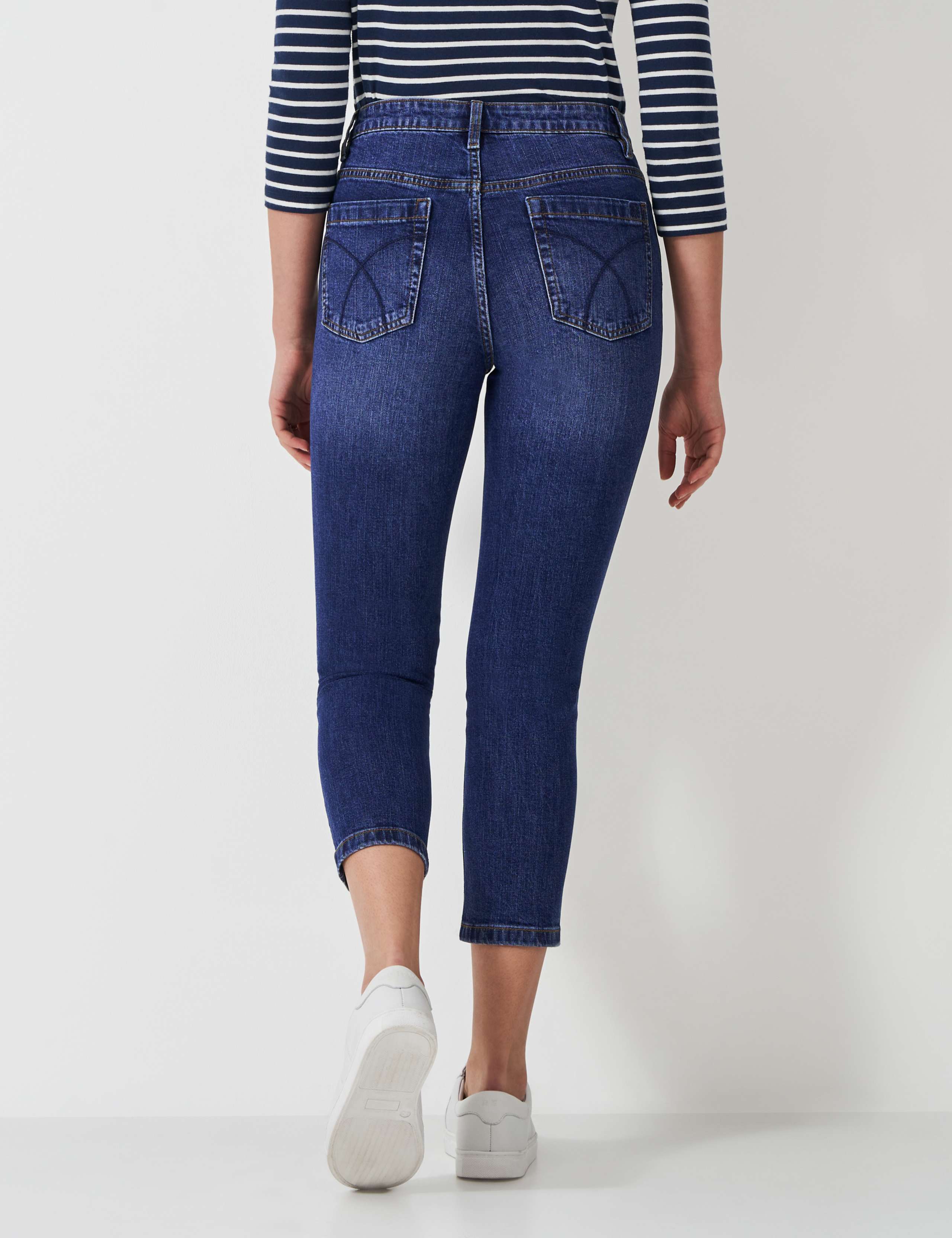 Mid Rise Skinny Cropped Jeans 4 of 5