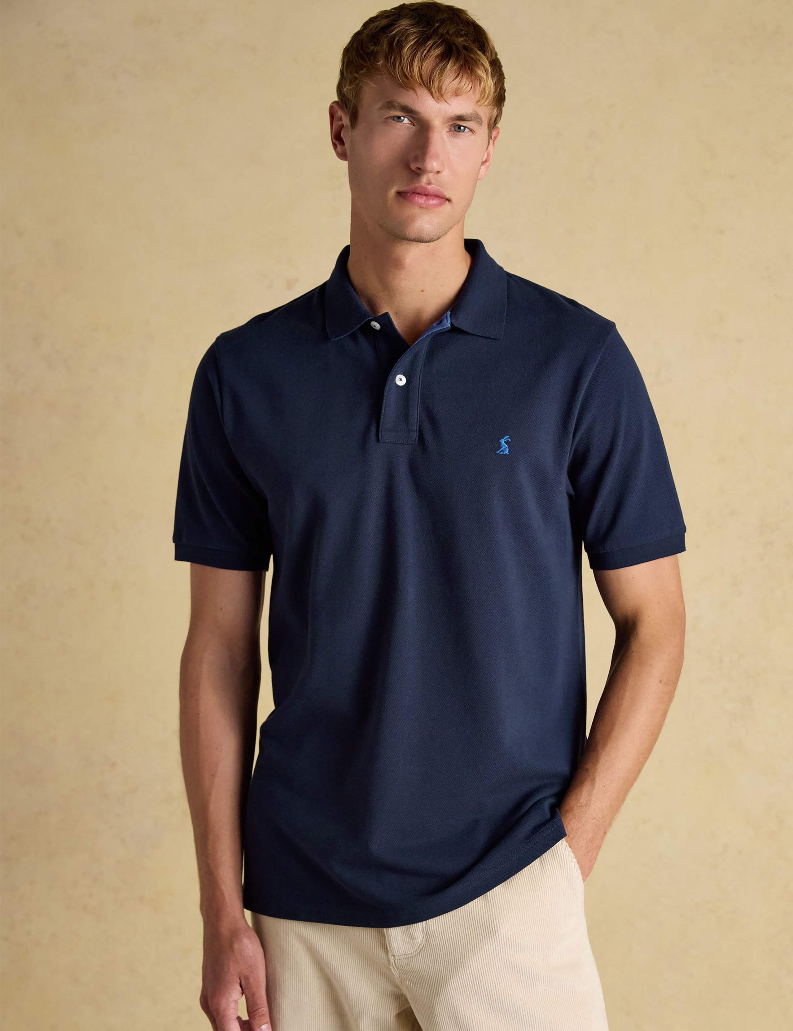 5 Pack Pure Cotton Striped Polo Shirts 4 of 10