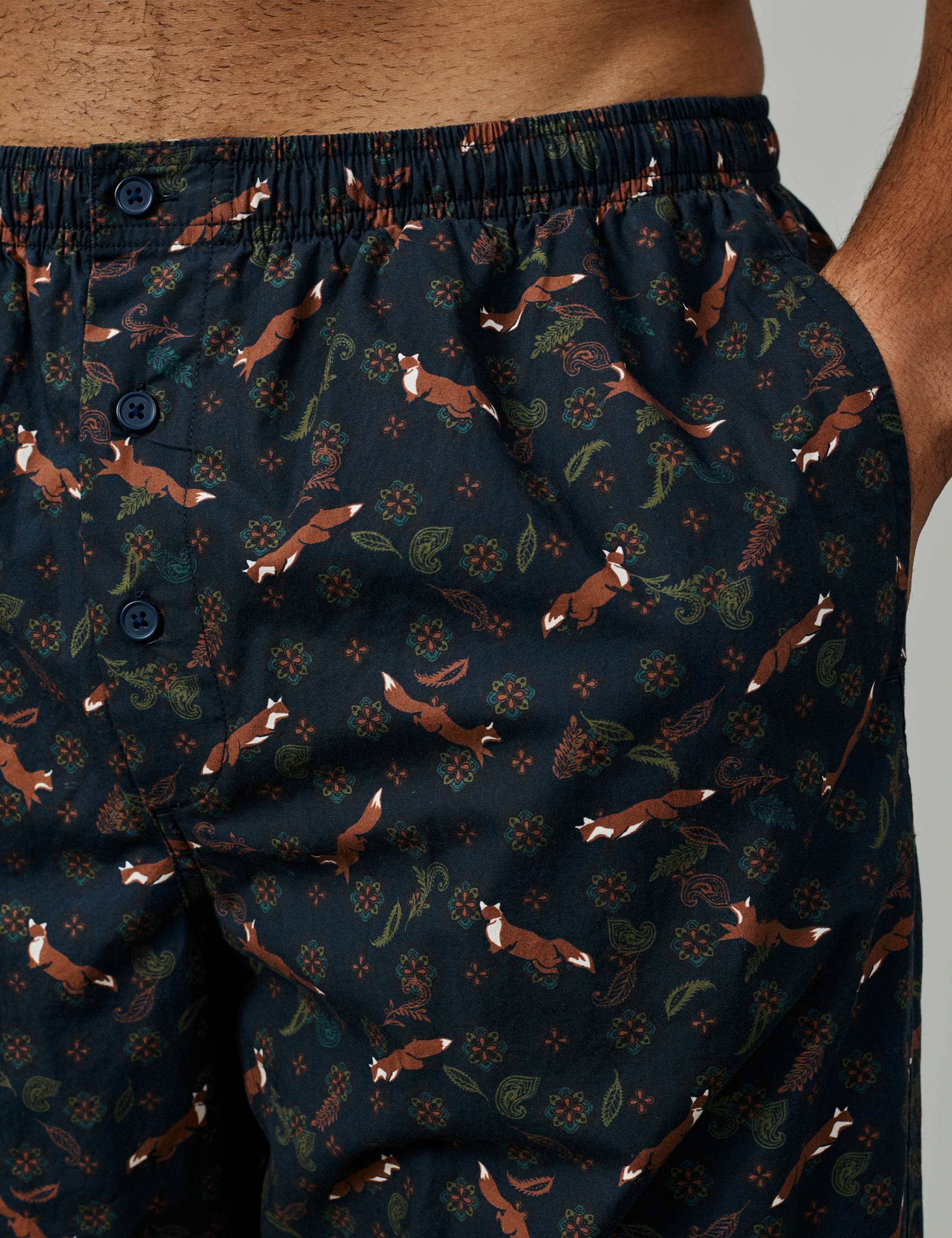Pure Cotton Printed Pyjama Bottoms 2 of 3
