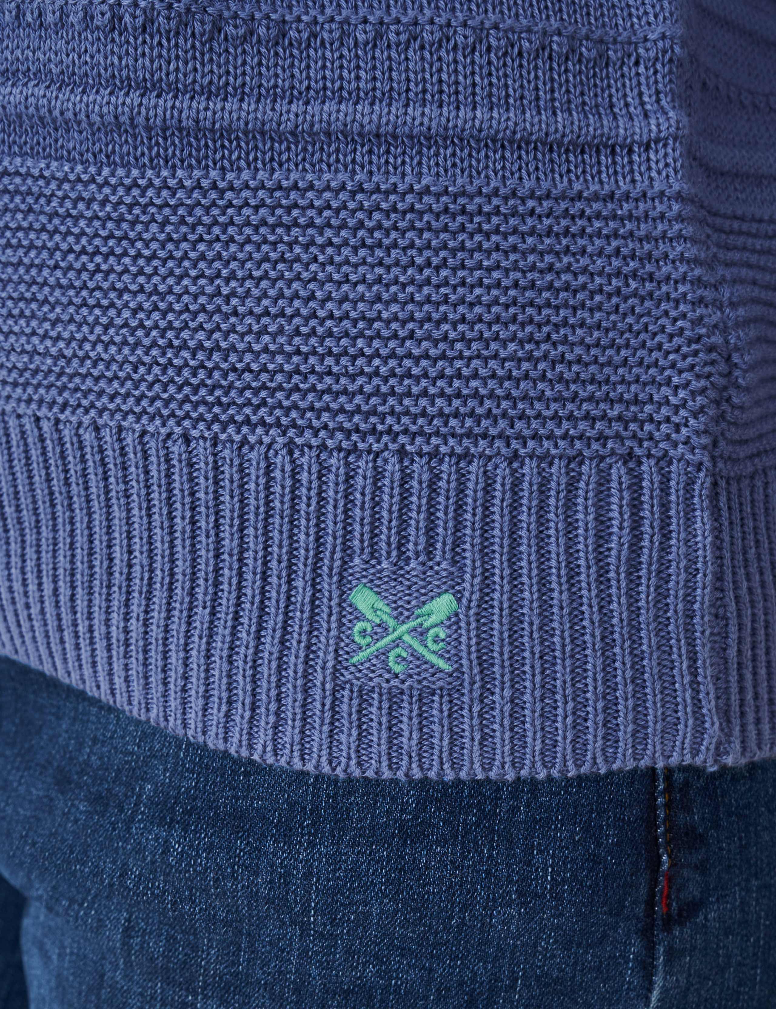 Cotton Blend Textured Collared Jumper 5 of 5