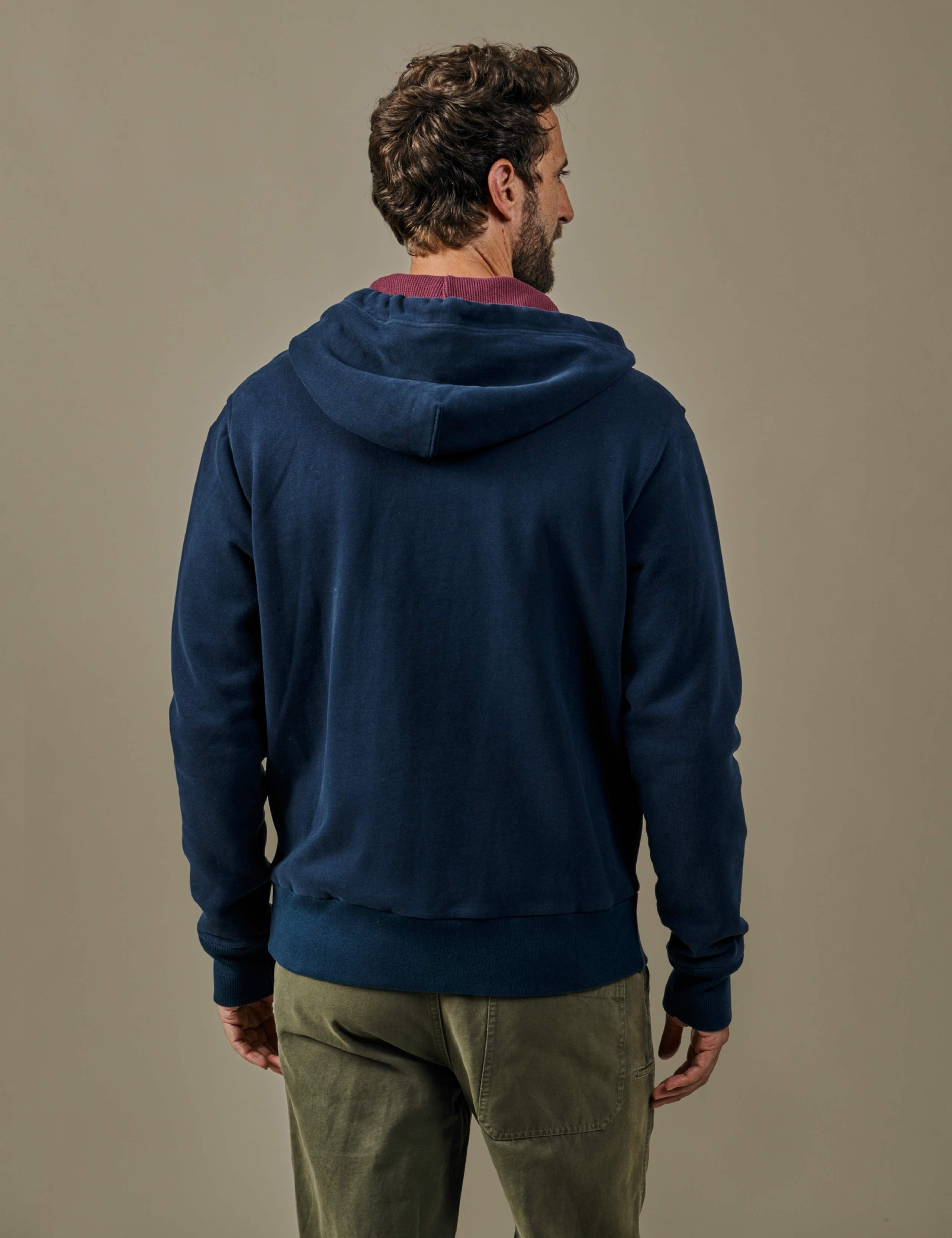 Pure Cotton Waffle Zip Up Hoodie 3 of 5