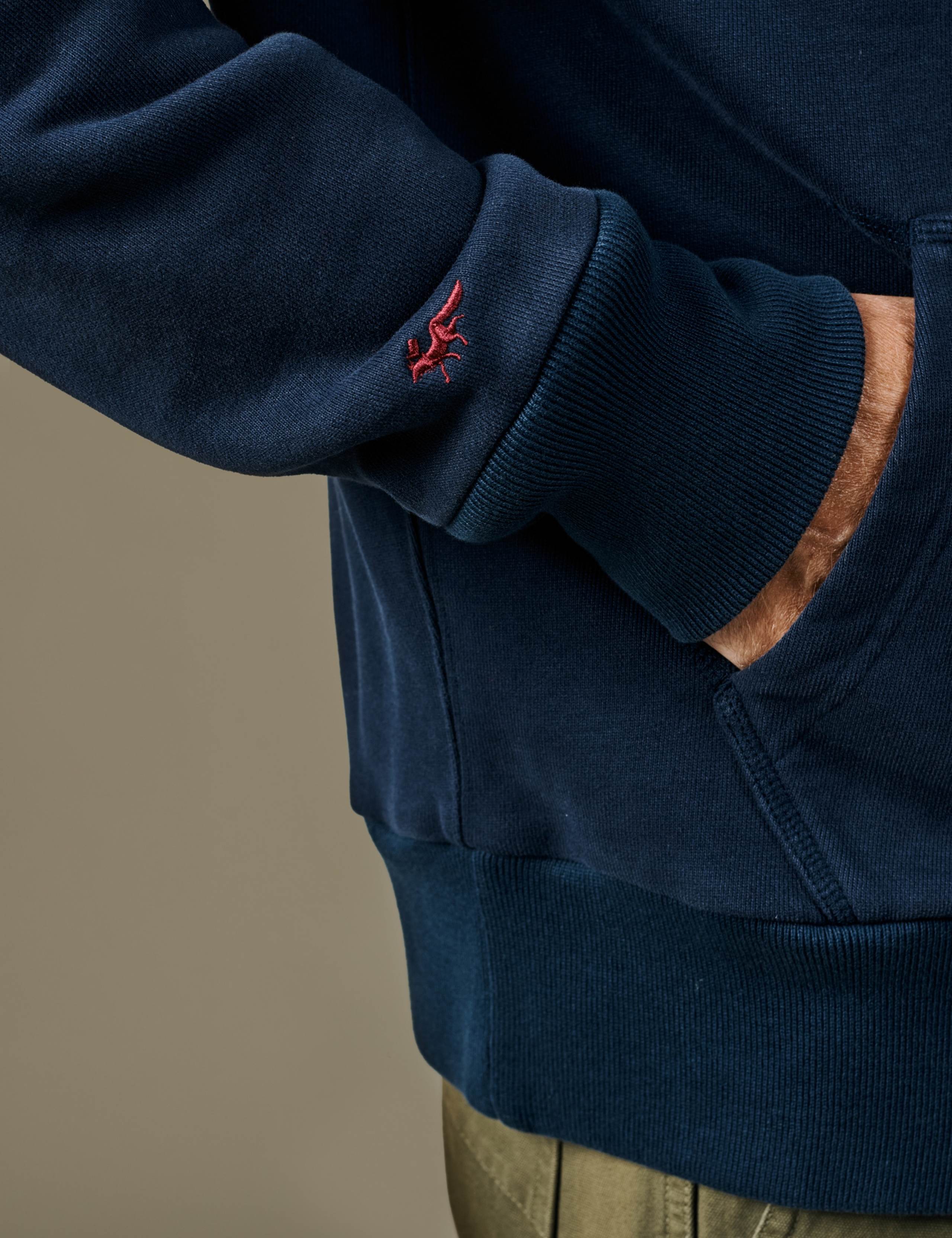 Pure Cotton Waffle Zip Up Hoodie 4 of 5
