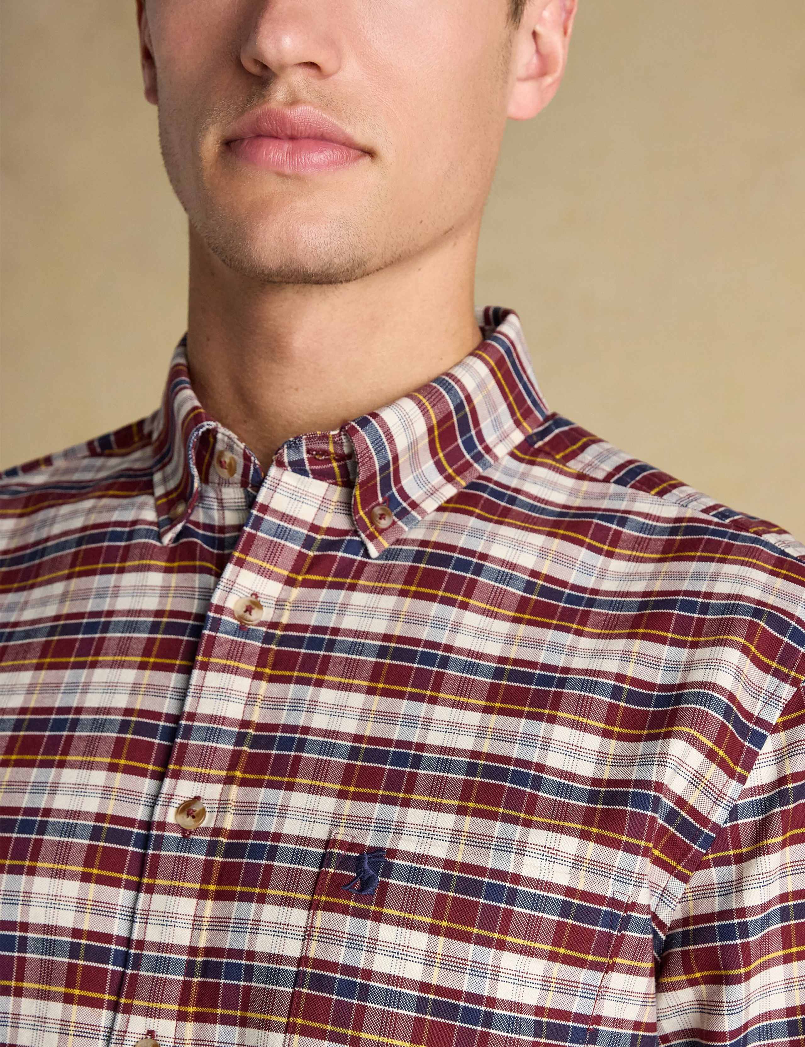 Regular Fit Pure Cotton Checked Oxford Shirt 6 of 11
