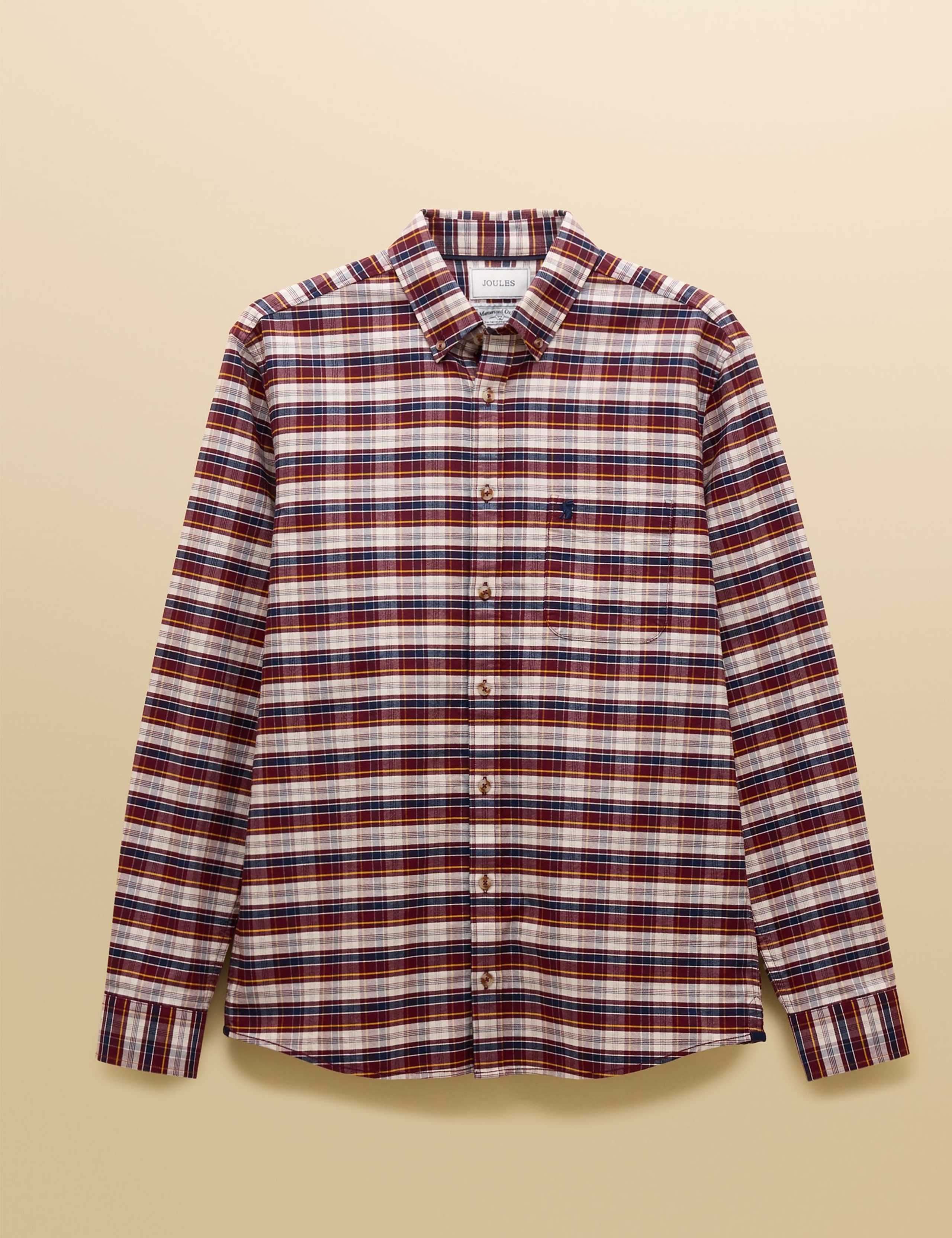 Regular Fit Pure Cotton Checked Oxford Shirt 2 of 11