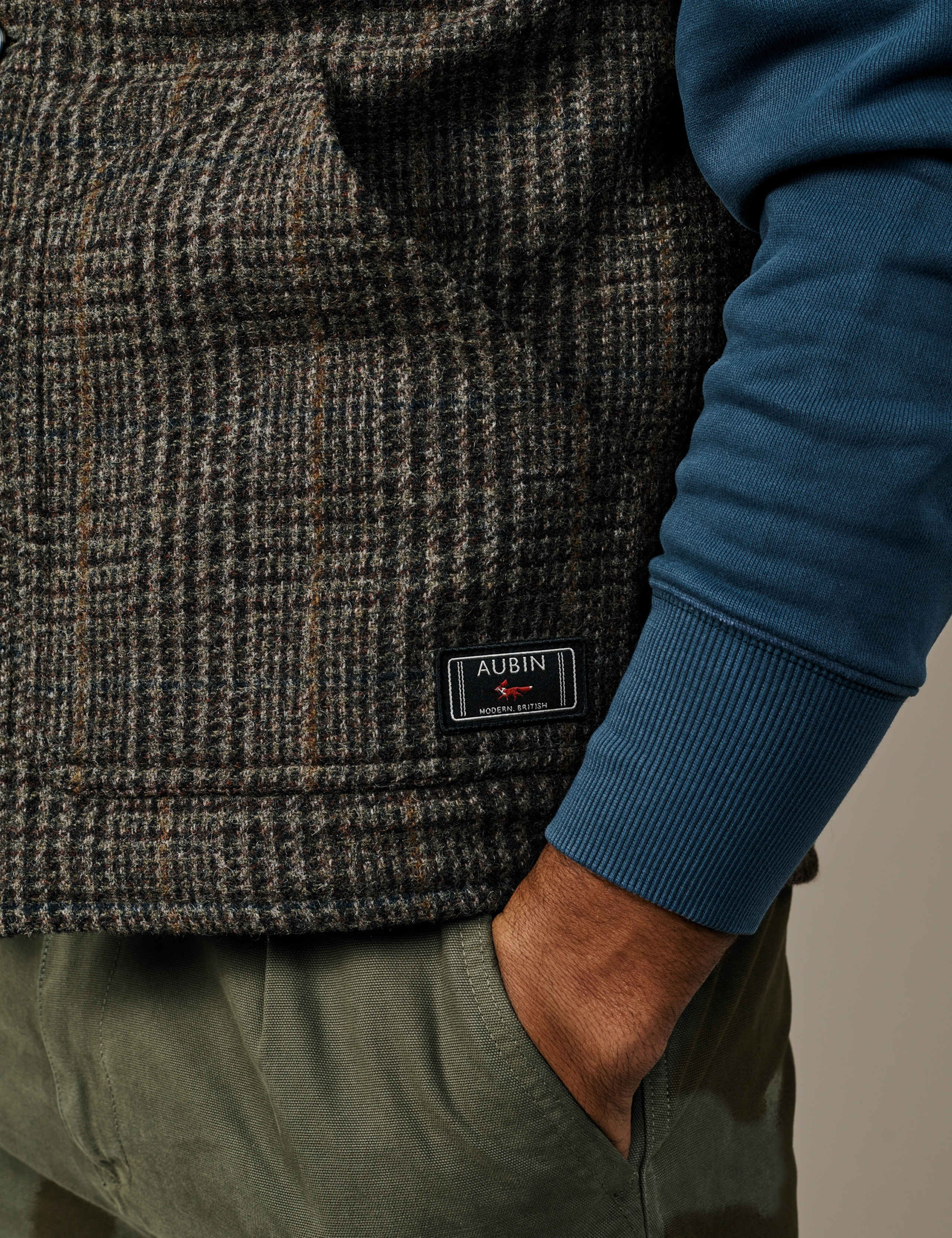 Pure Wool Checked Gilet 5 of 5