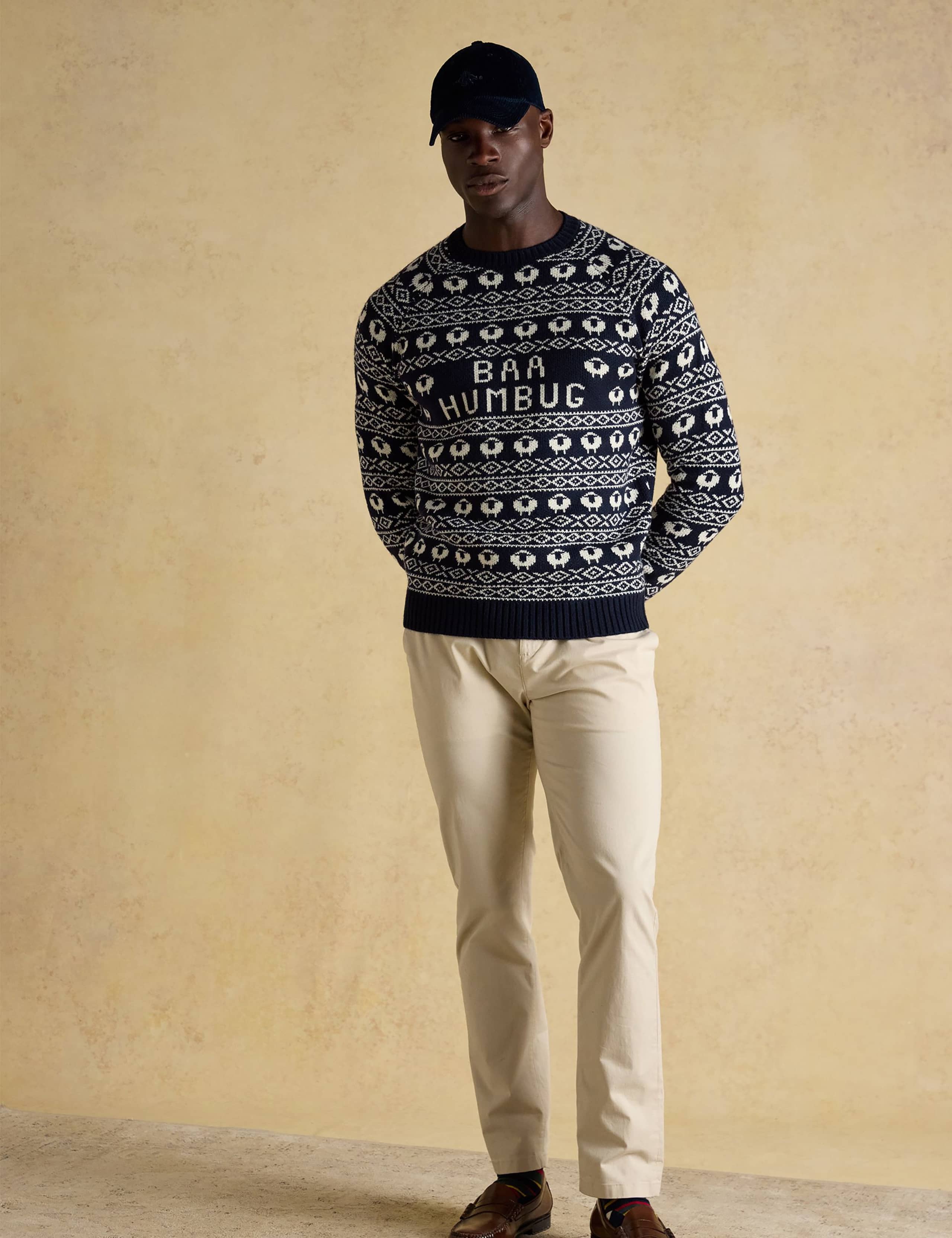 Baa Humbug Christmas Jumper with Wool 3 of 8