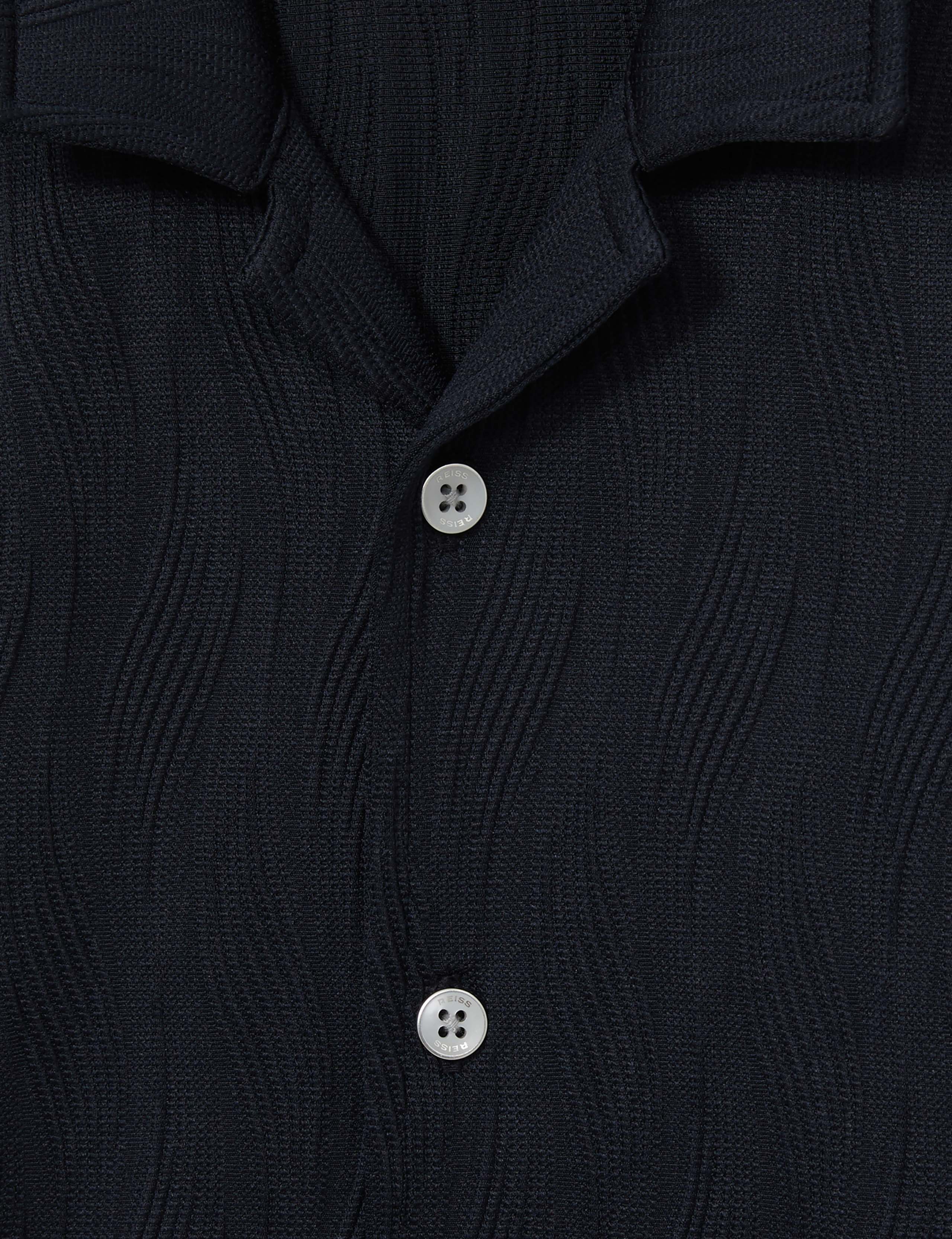 Wave Textured Cuban Collar Shirt (3-14 Yrs) 5 of 5