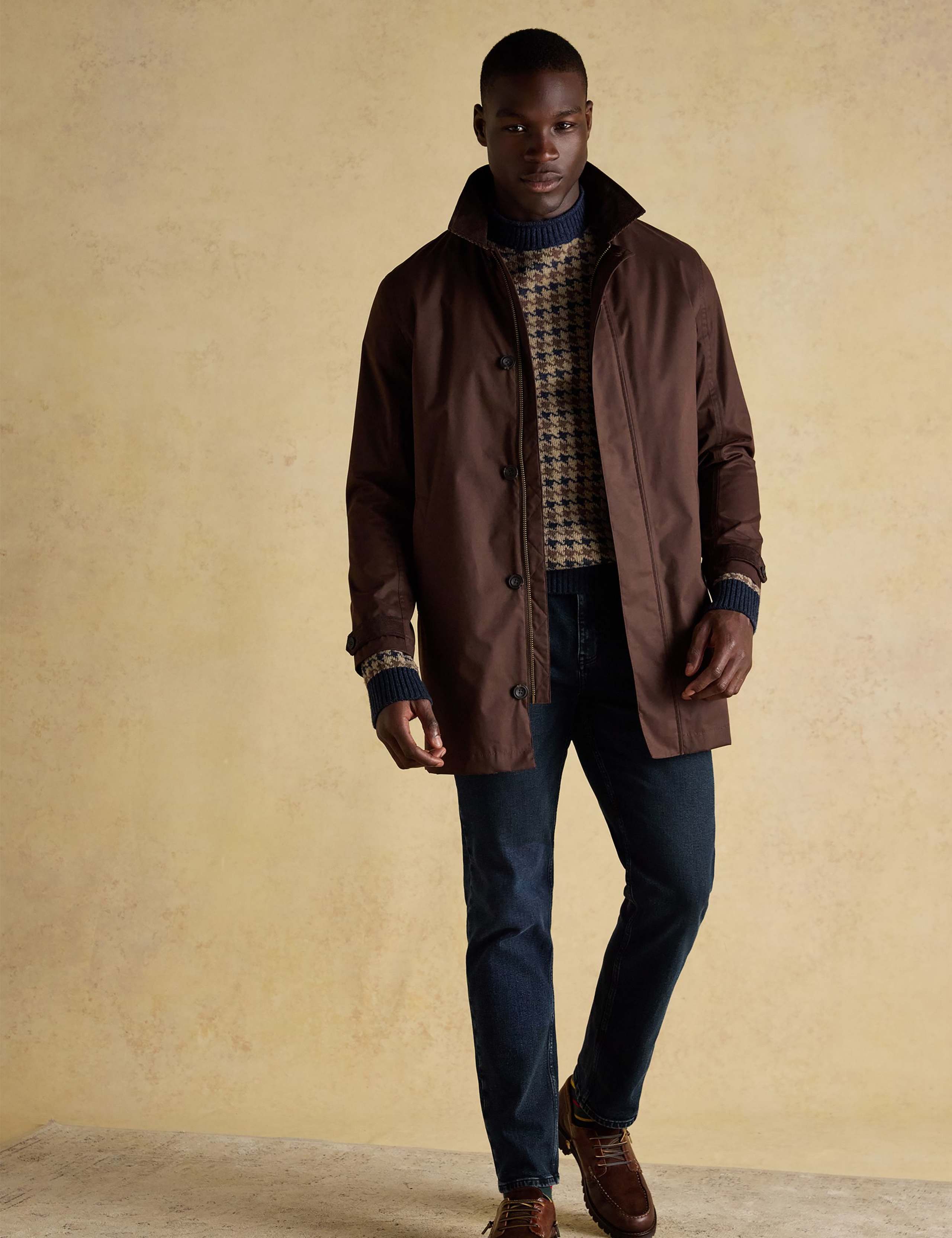 Wool Rich Checked High Neck Jumper 4 of 7