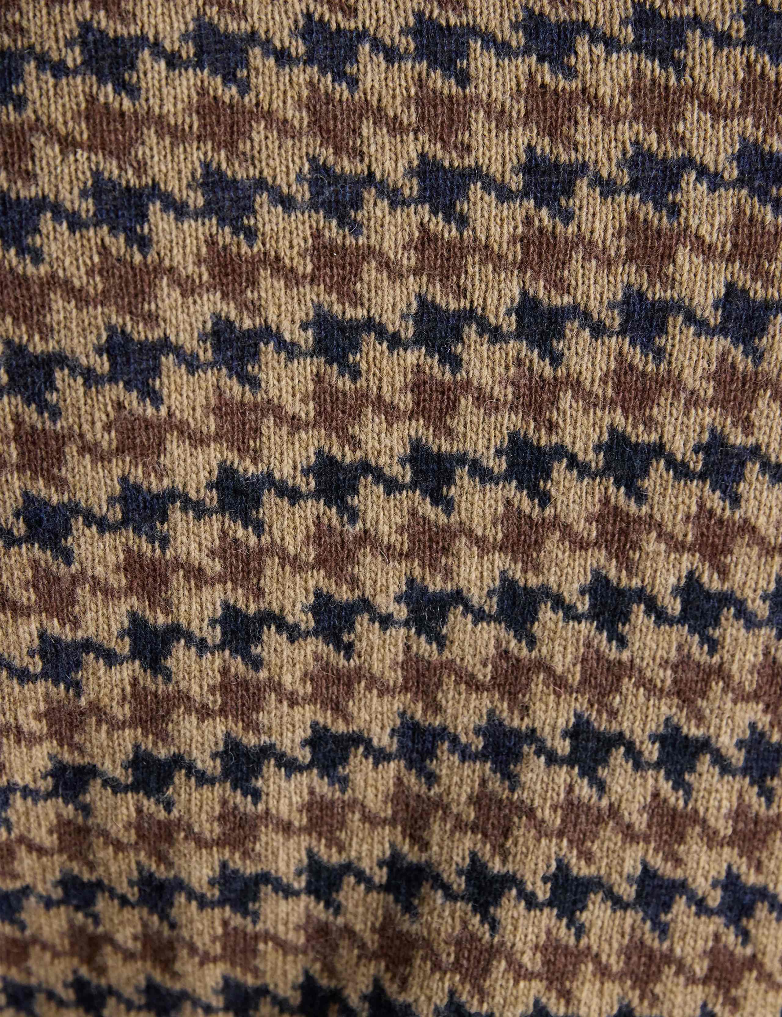 Wool Rich Checked High Neck Jumper 7 of 7