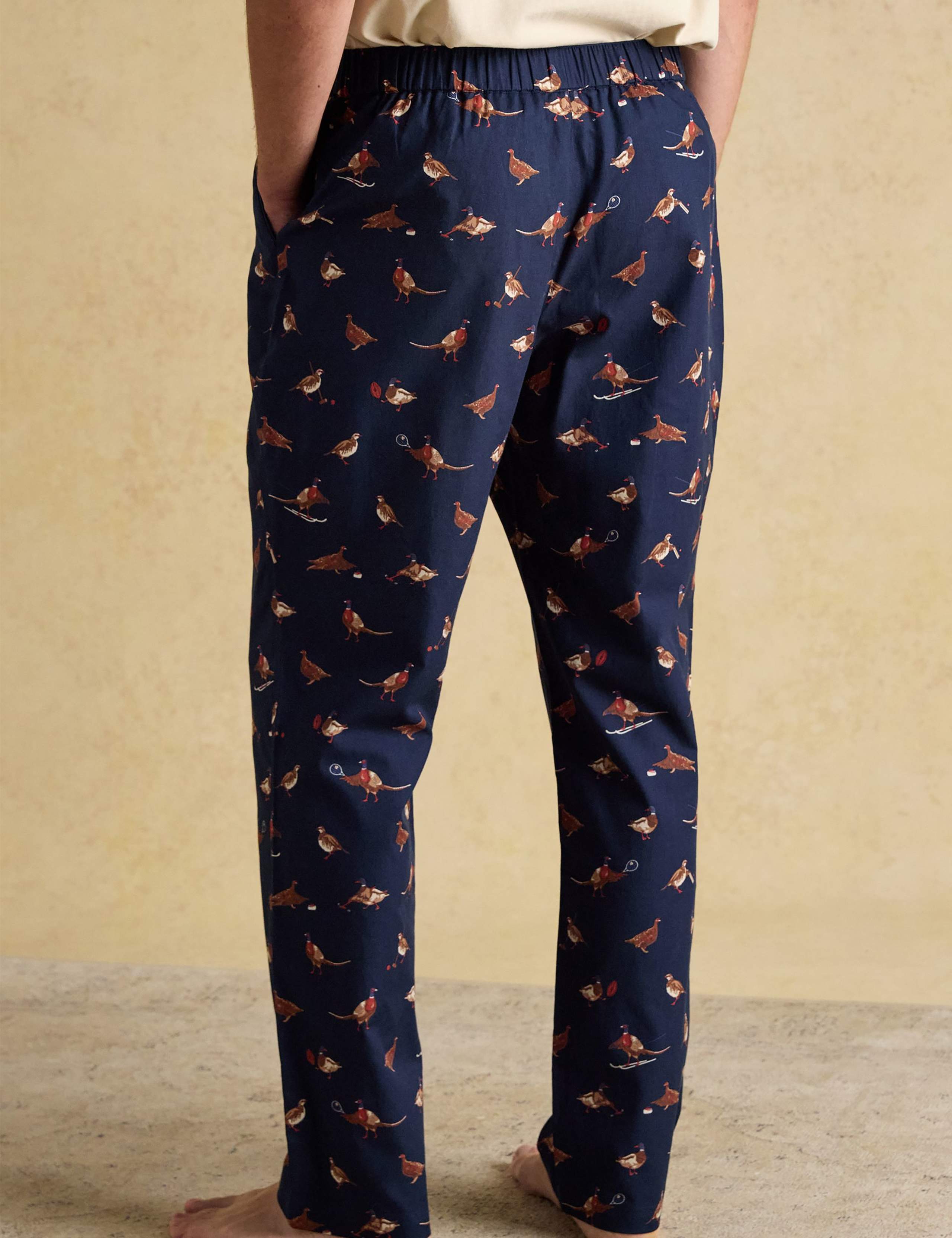 Pure Cotton Printed Pyjama Bottoms 5 of 8