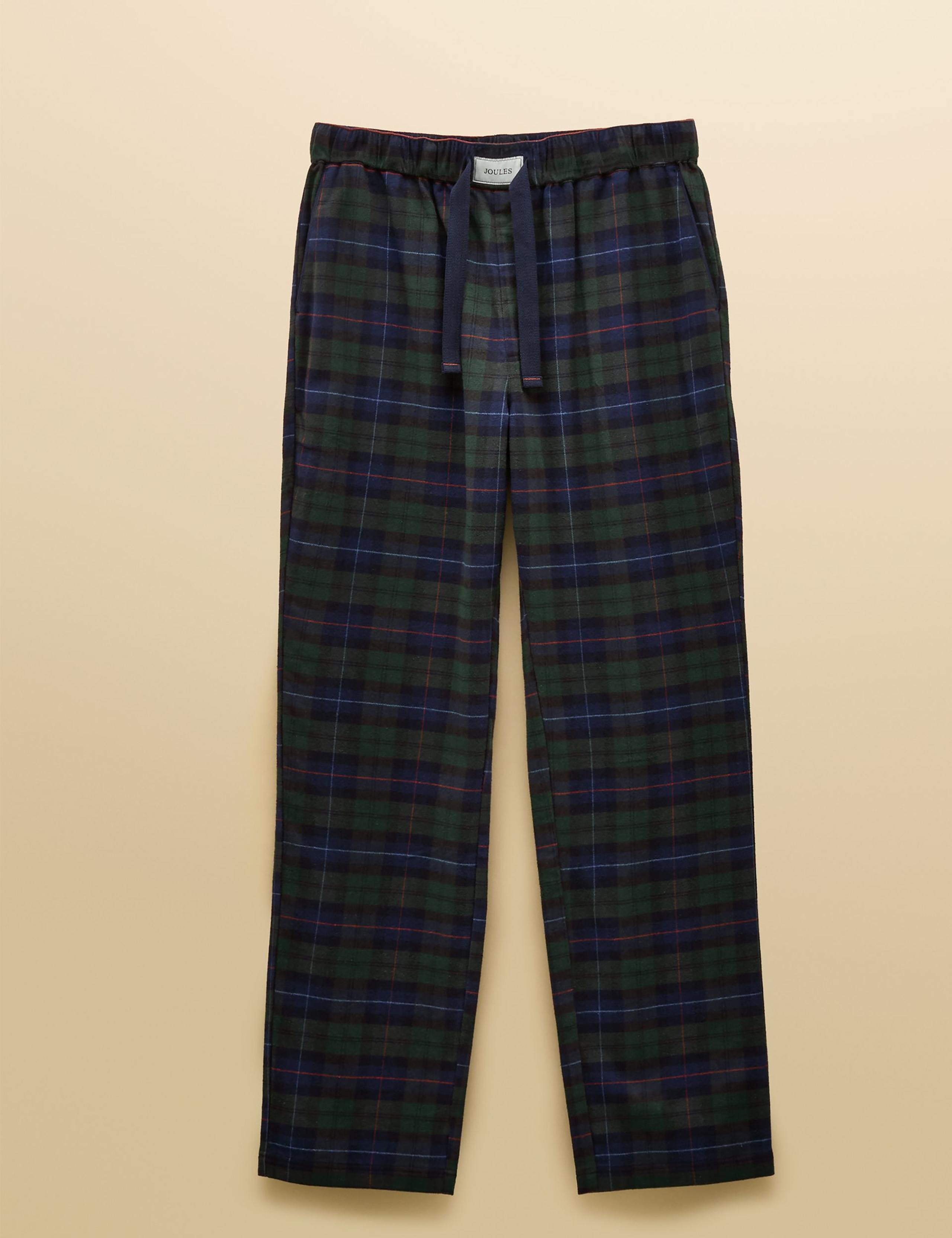 Brushed Cotton Checked Pyjama Bottoms 2 of 8