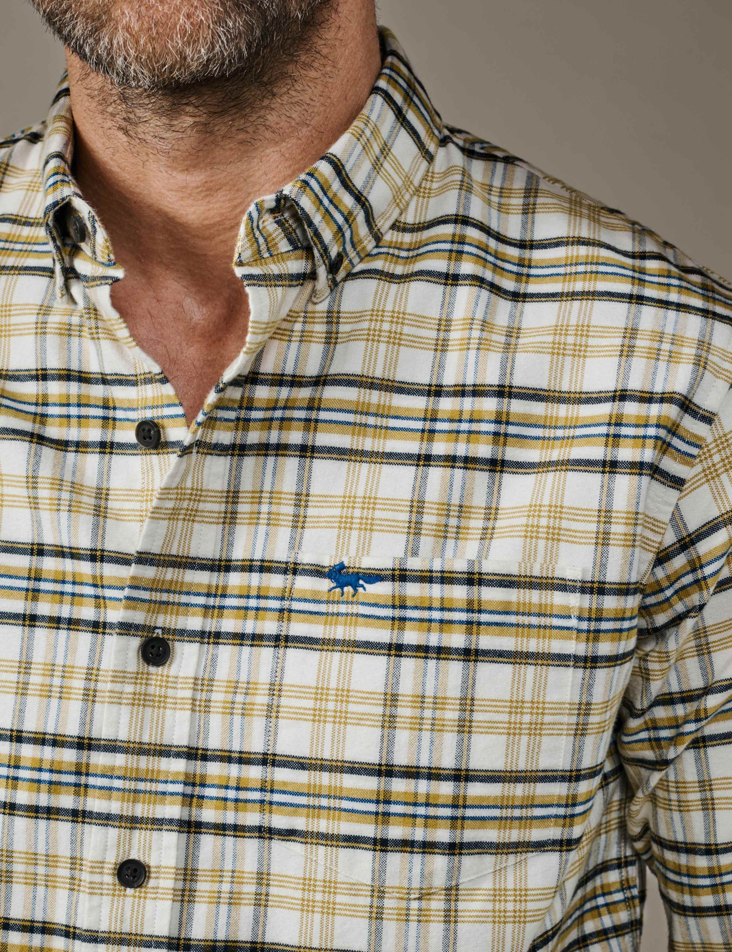 Regular Fit Pure Cotton Check Oxford Shirt 4 of 5