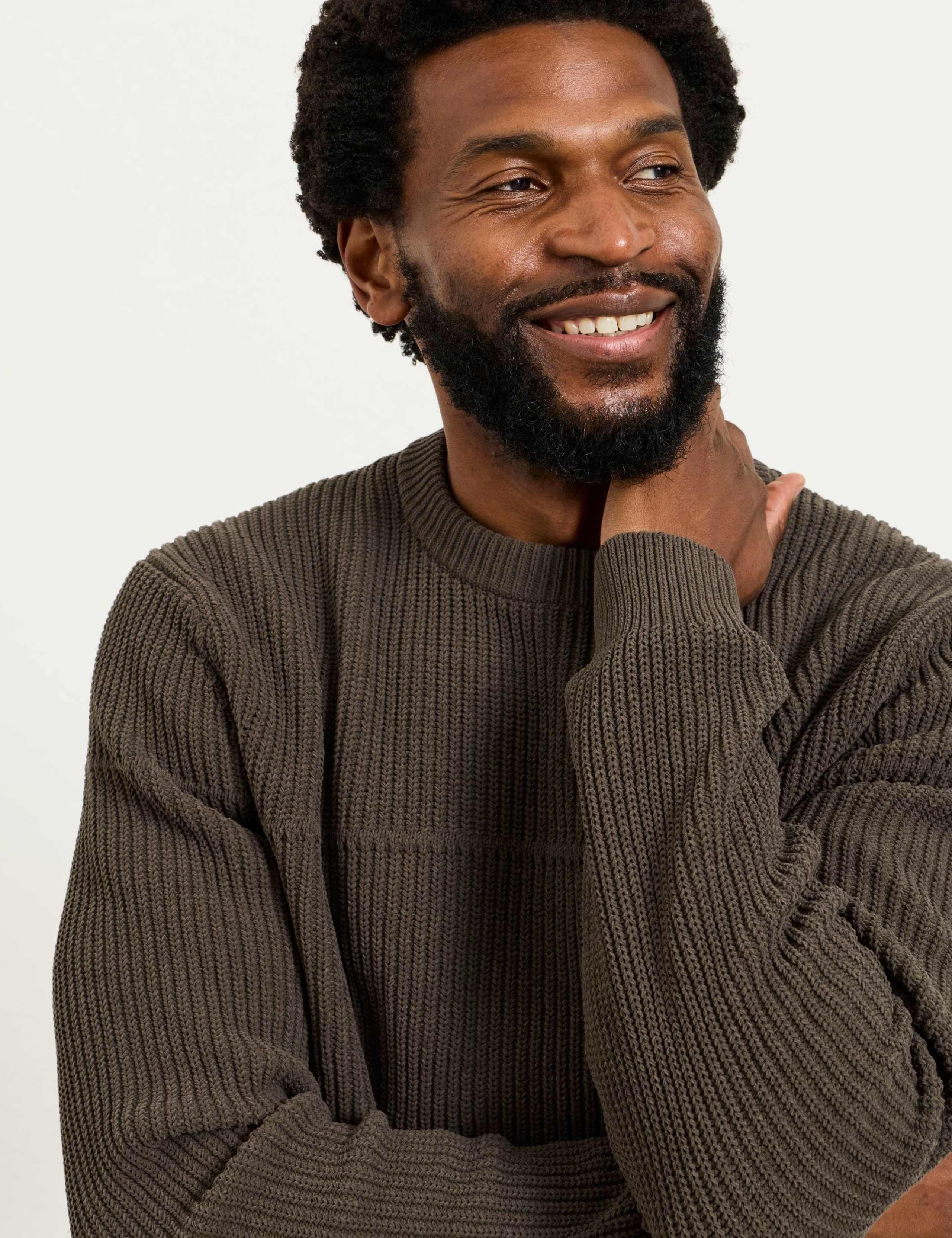 Crew Neck Textured Jumper 5 of 6