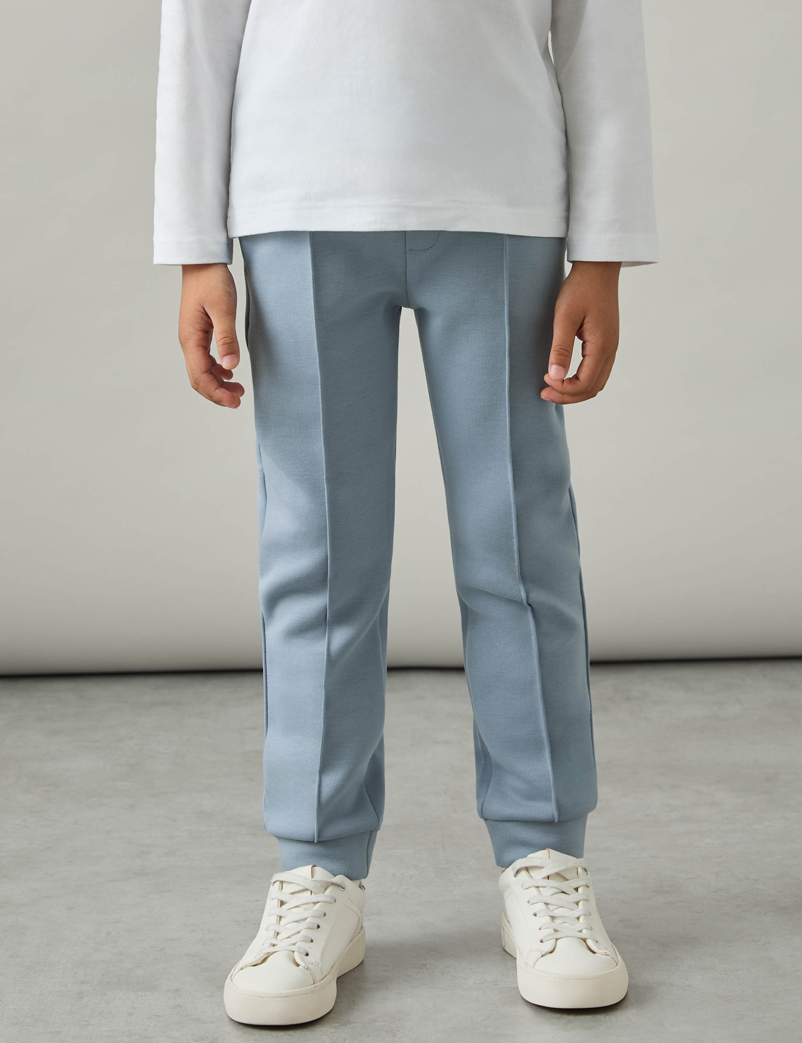Slim Fit Elasticated Waist Cuffed Joggers (3-14 Yrs) 1 of 4