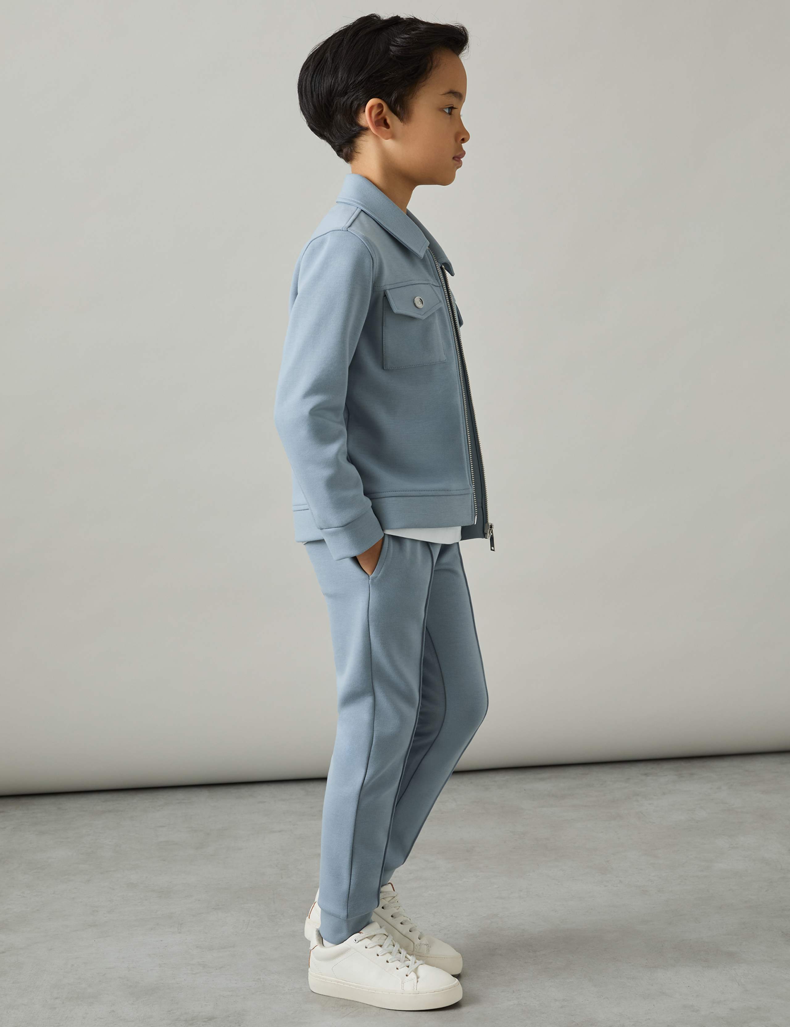 Slim Fit Elasticated Waist Cuffed Joggers (3-14 Yrs) 3 of 4