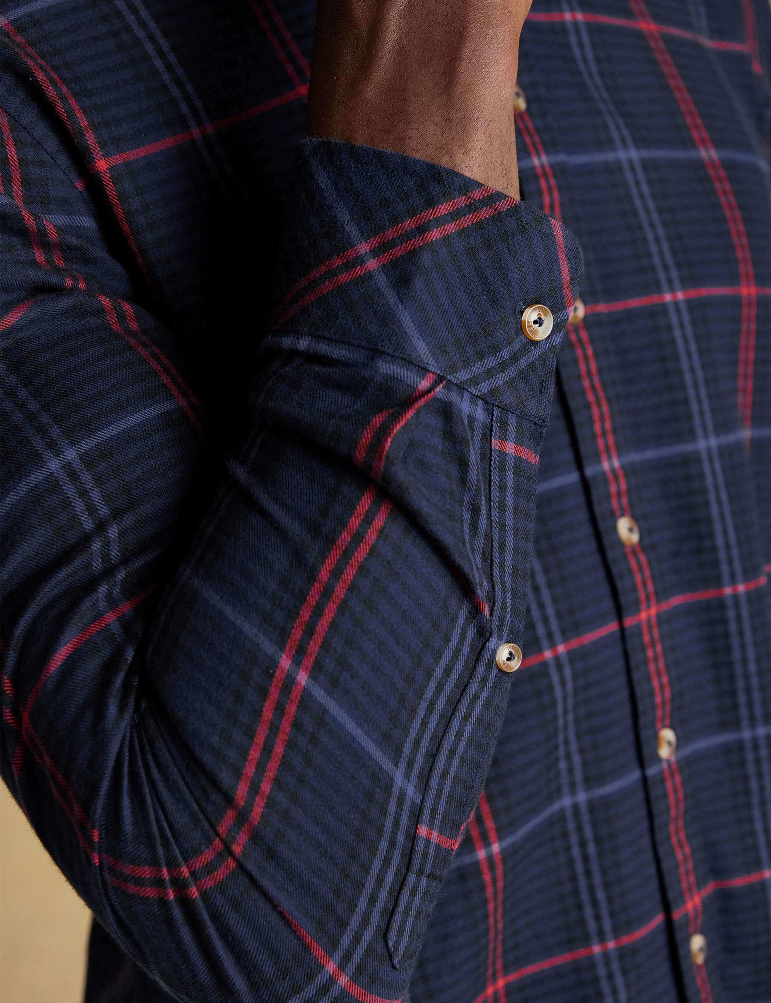 Regular Fit Pure Cotton Checked Flannel Shirt 5 of 8