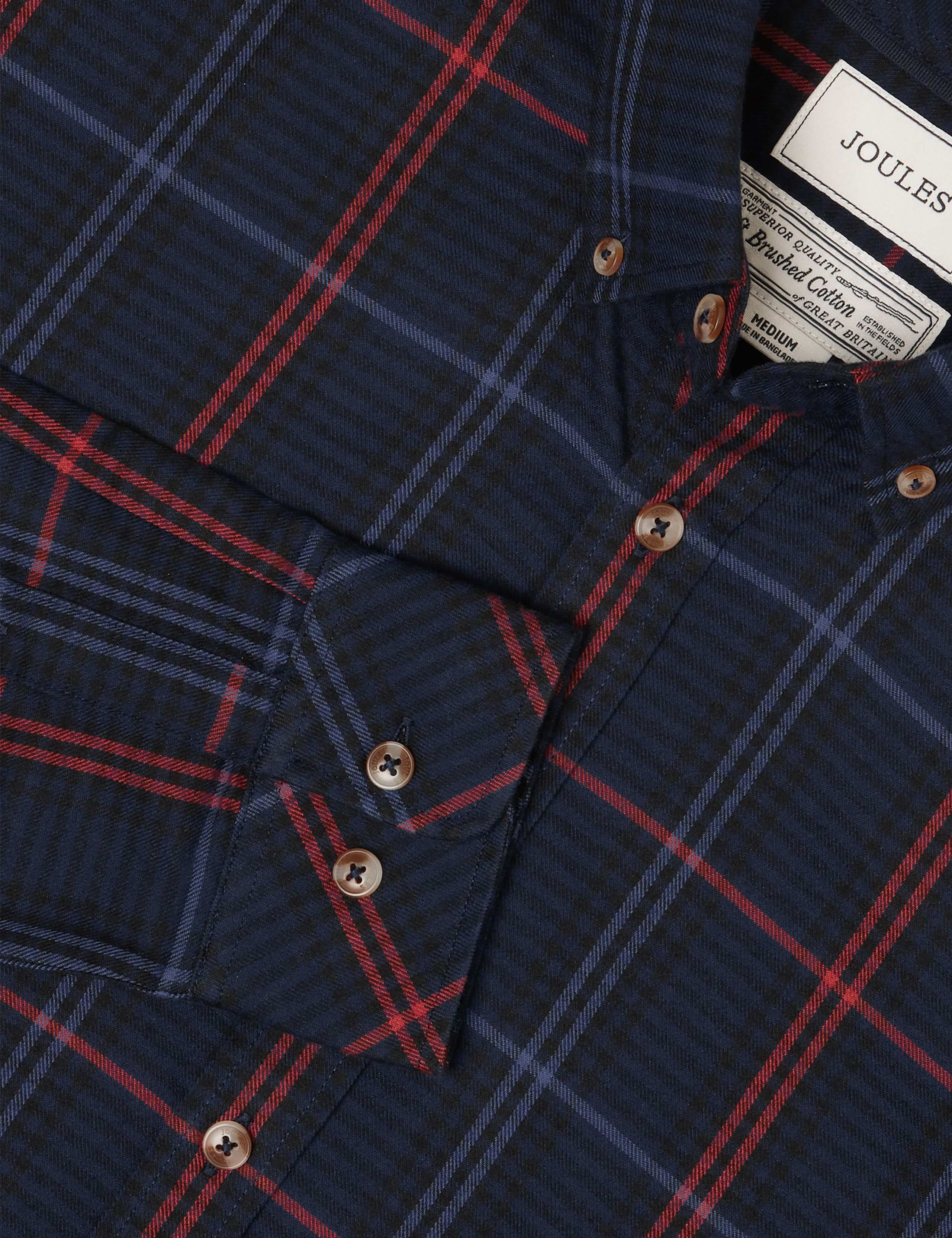 Regular Fit Pure Cotton Checked Flannel Shirt 7 of 8