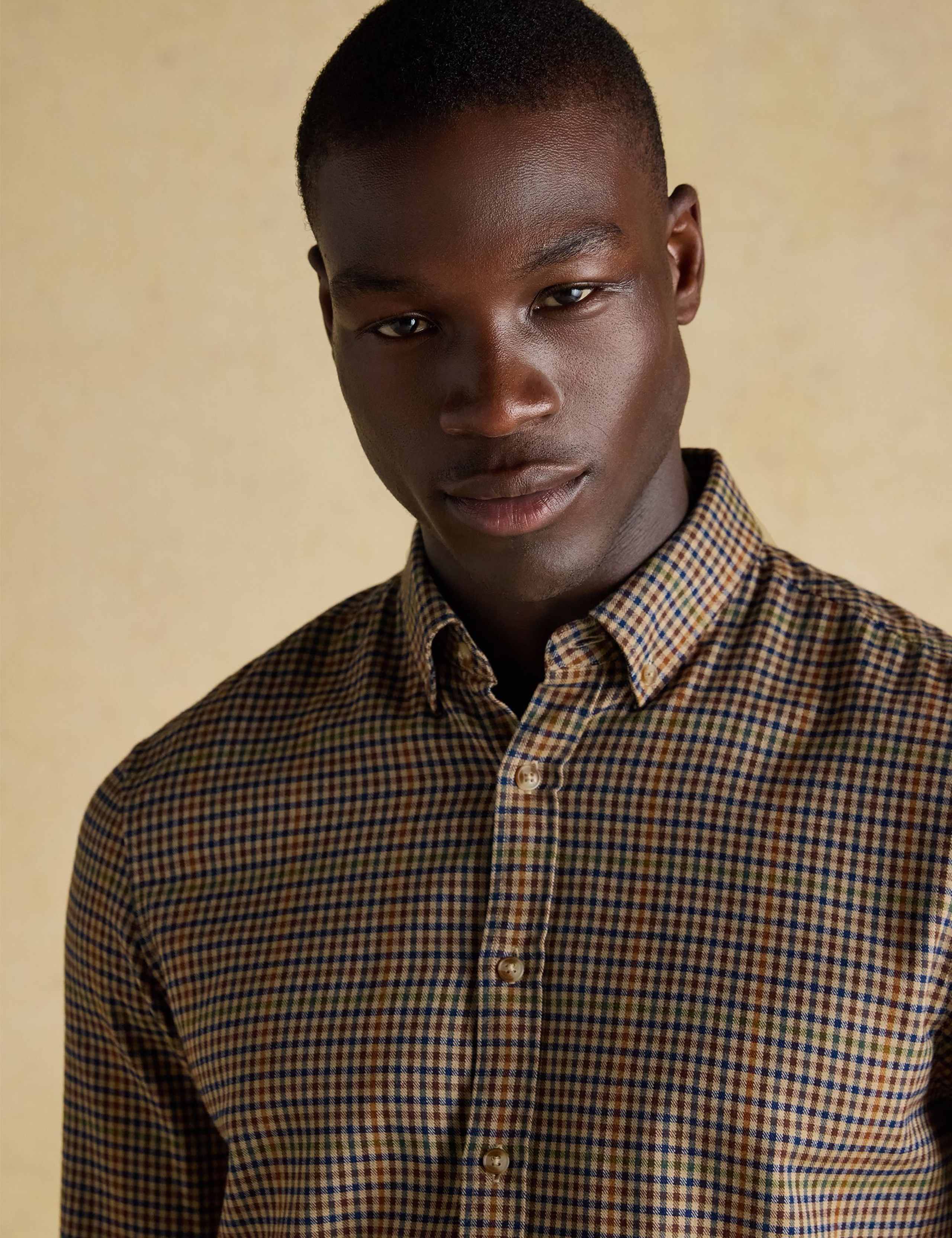 Regular Fit Pure Cotton Checked Flannel Shirt 4 of 9