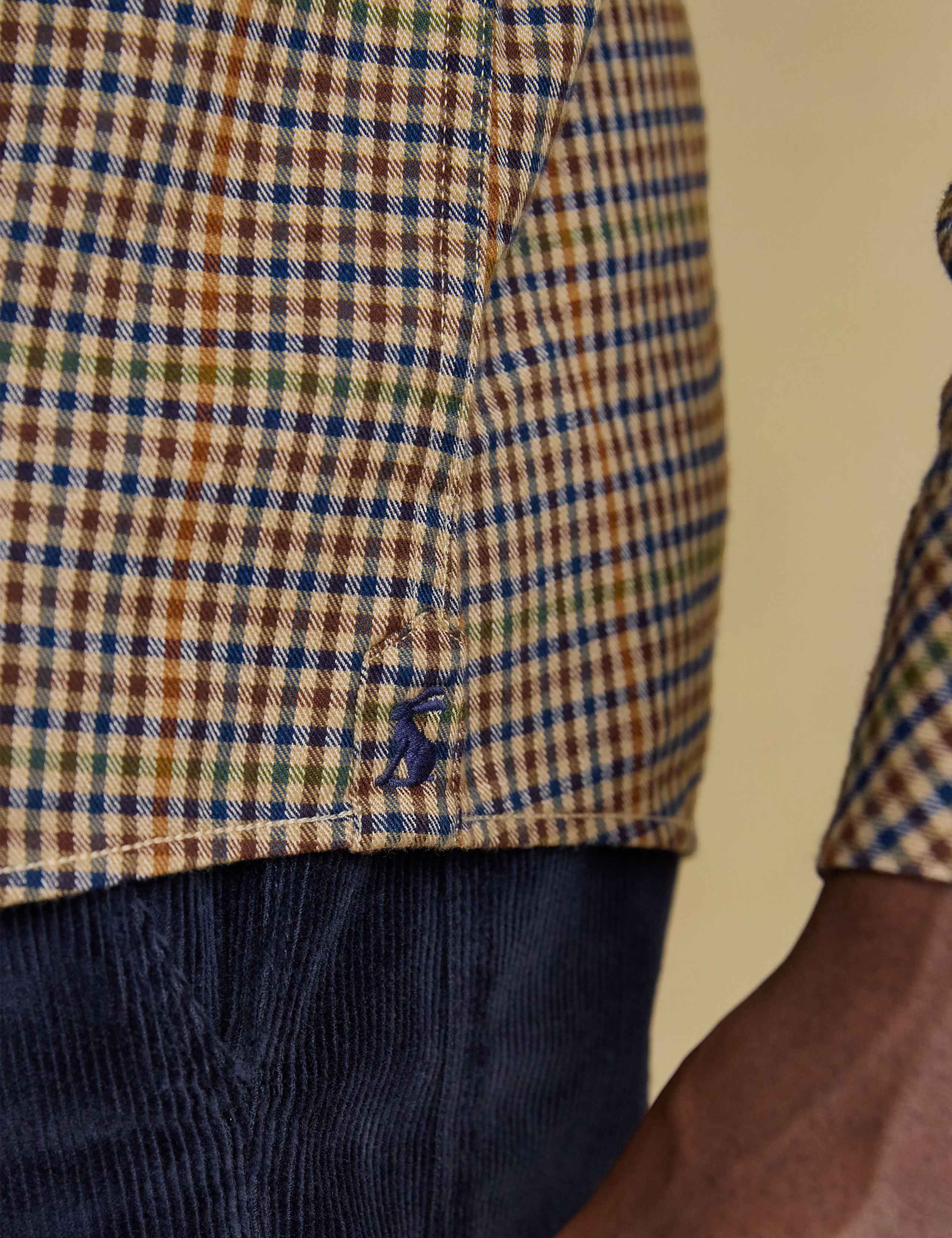 Regular Fit Pure Cotton Checked Flannel Shirt 7 of 9