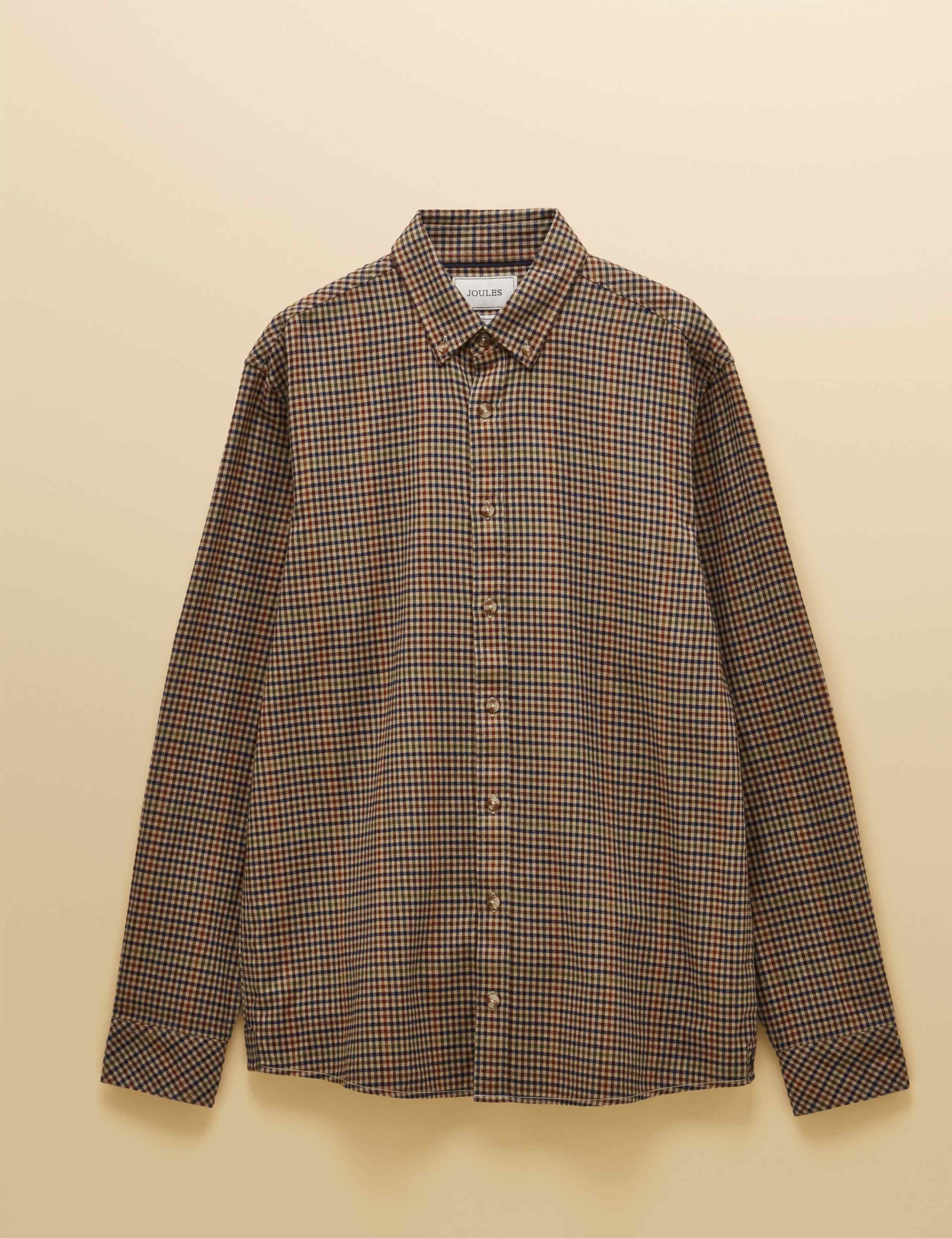 Regular Fit Pure Cotton Checked Flannel Shirt 2 of 9