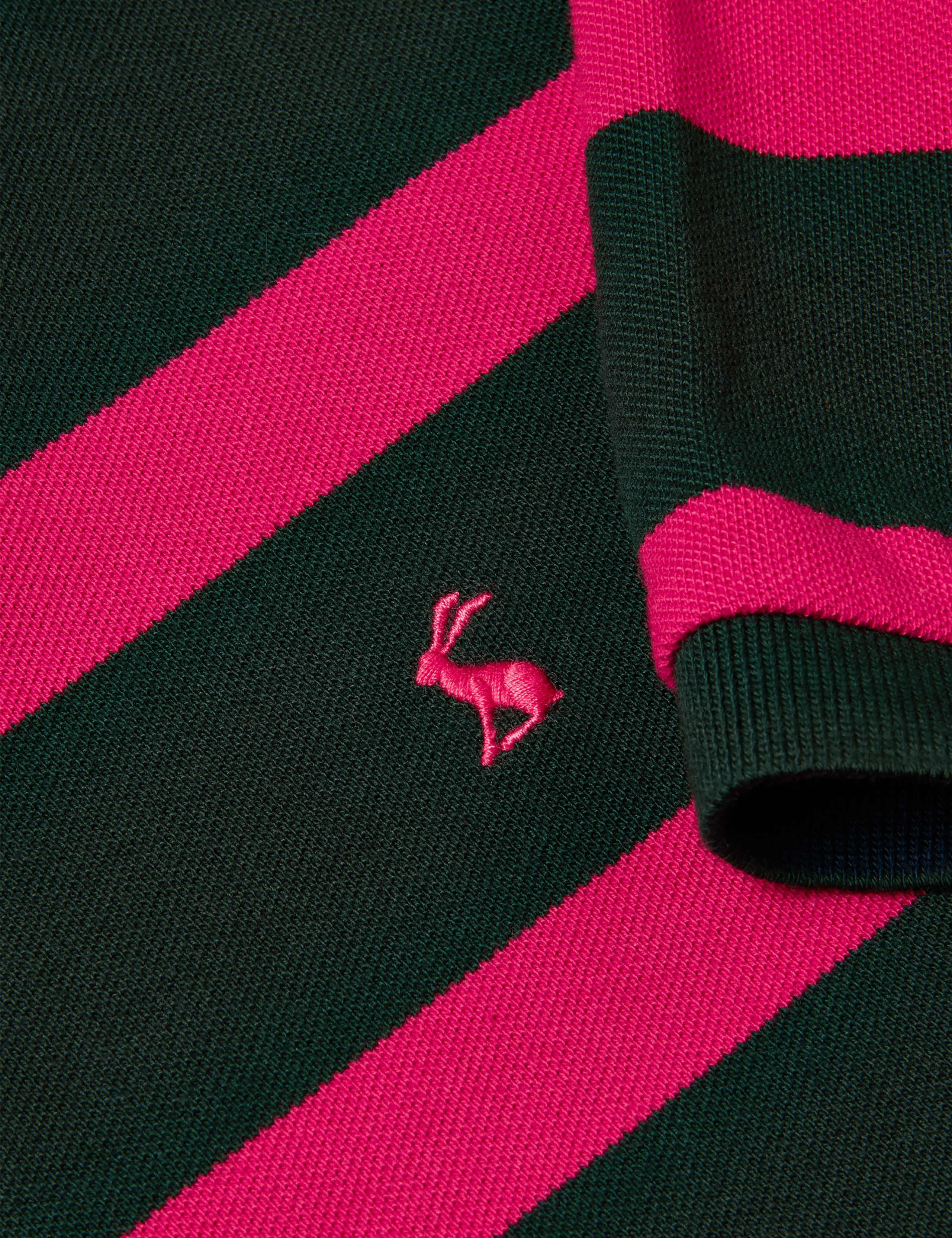 Pure Cotton Striped Polo Shirt 3 of 6