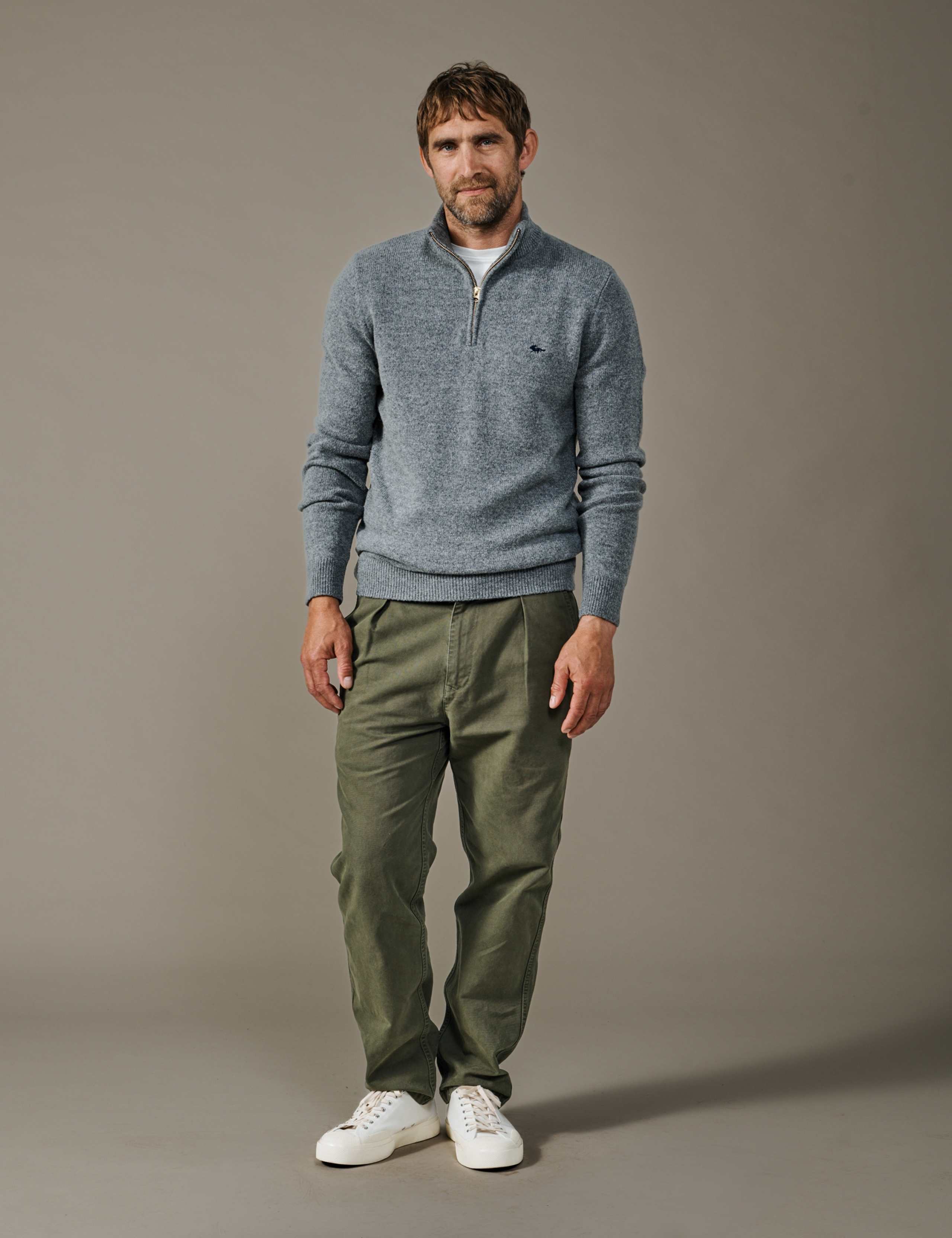 Lambswool Rich Half Zip Jumper 2 of 3