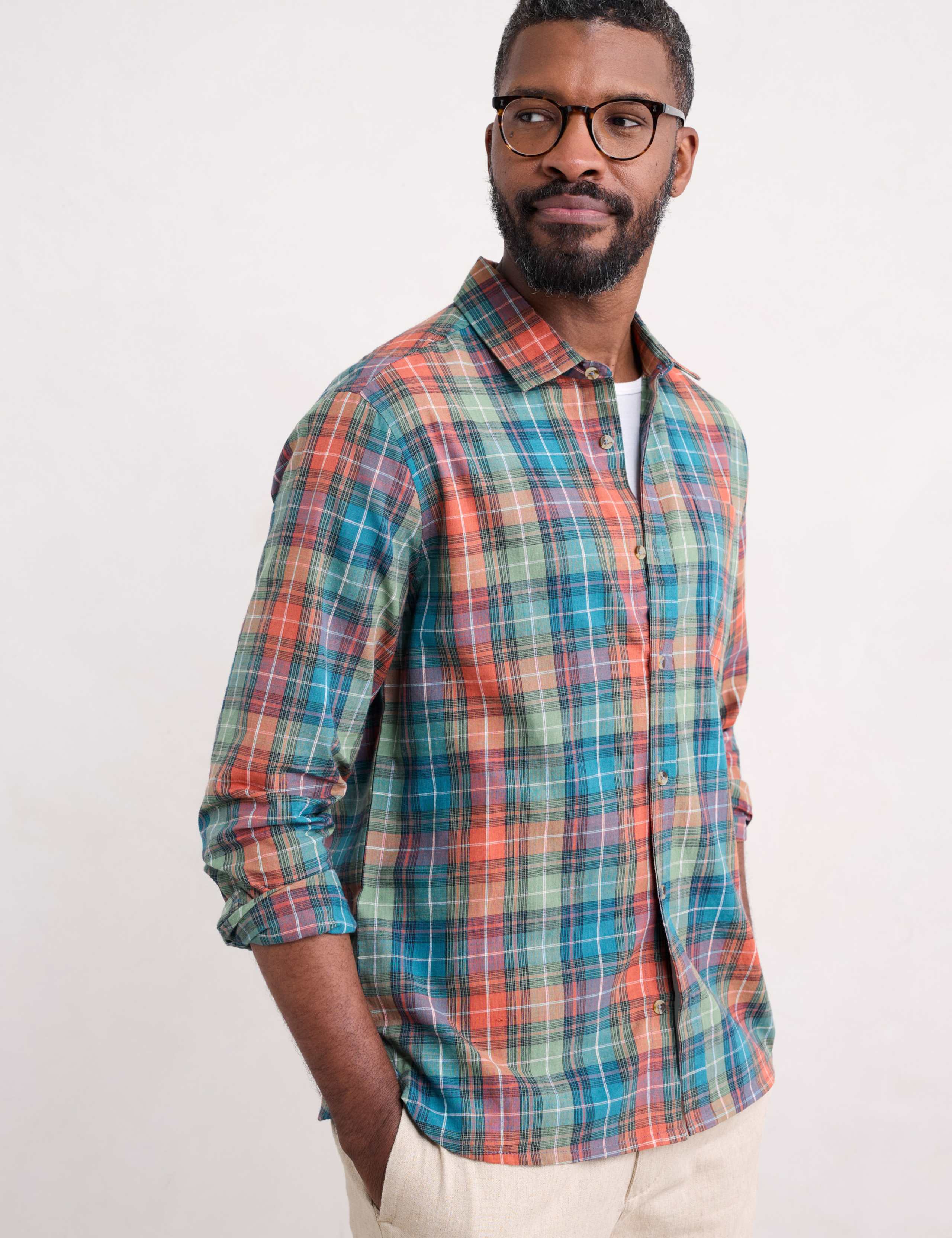 Pure Cotton Check Flannel Shirt 2 of 4