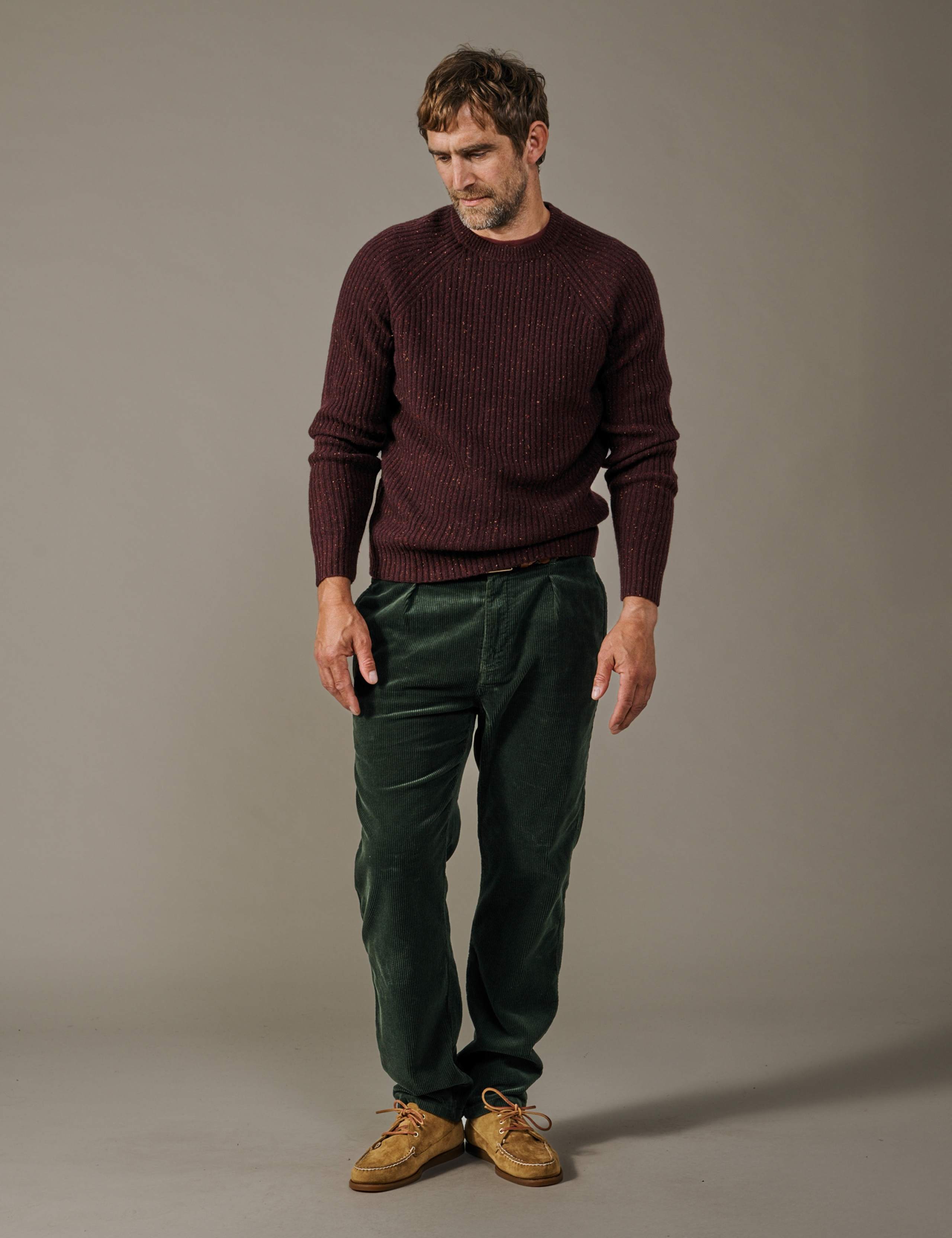 Lambswool Rich Ribbed Crew Neck Jumper 2 of 4
