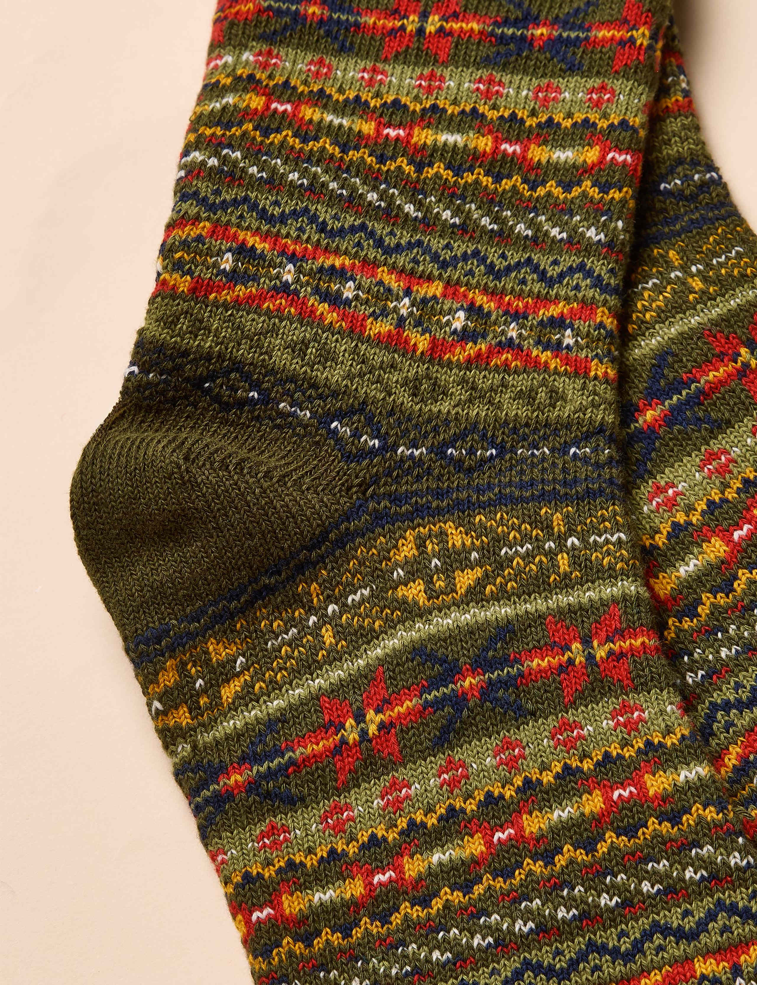 Cotton Rich Patterned Socks 3 of 3