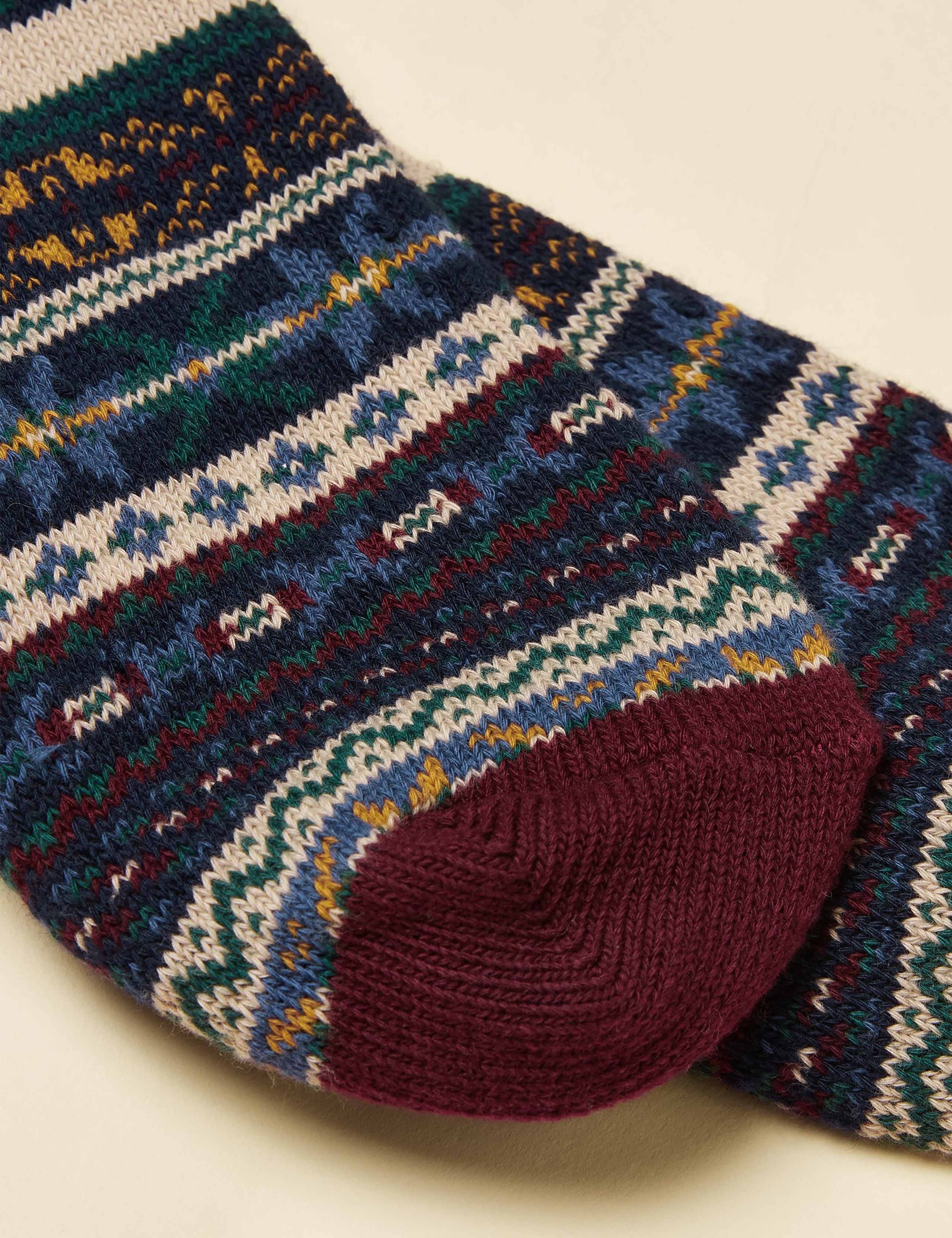 Fair Isle Cotton Rich Socks 2 of 3