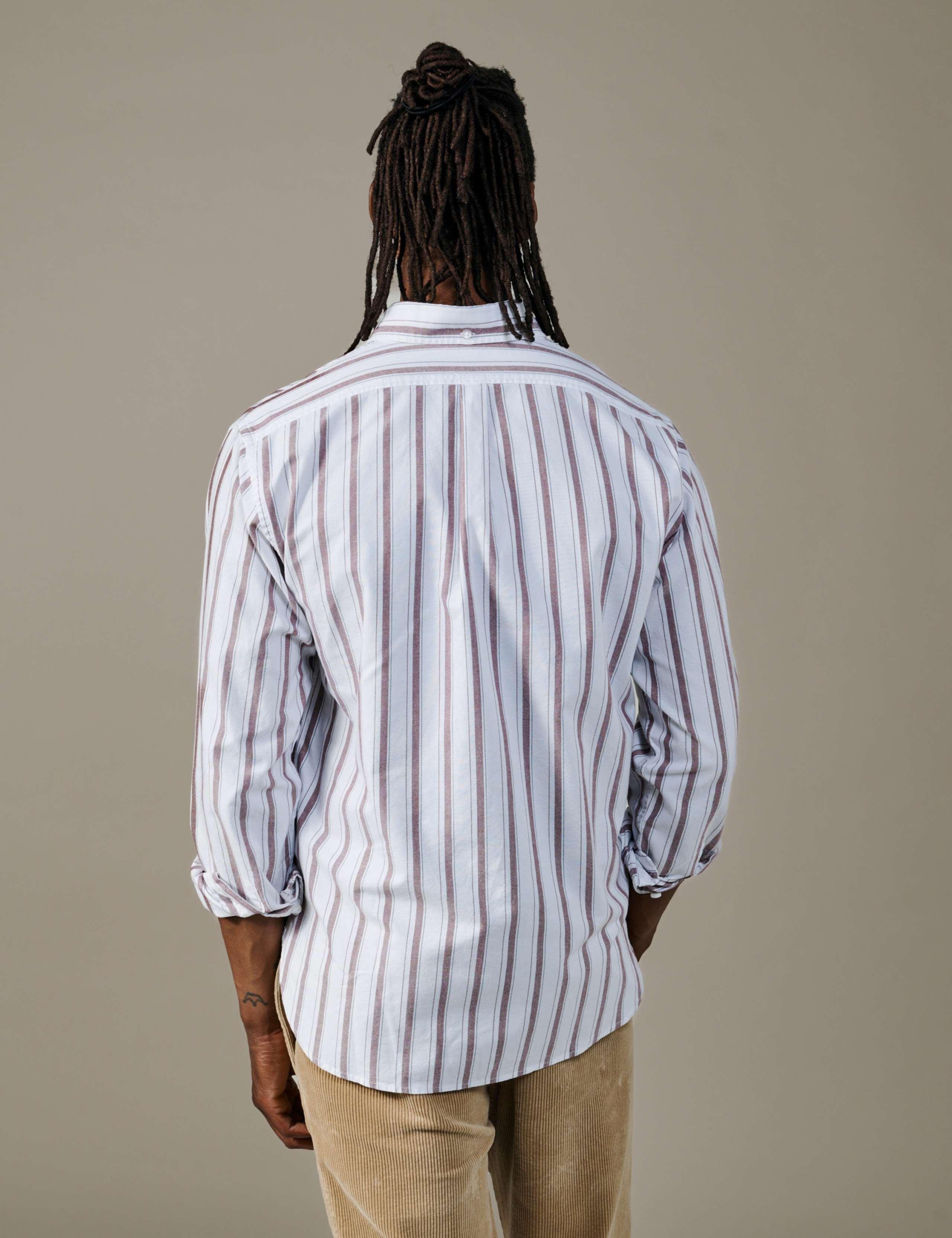 Relaxed Fit Pure Cotton Striped Oxford Shirt 3 of 5