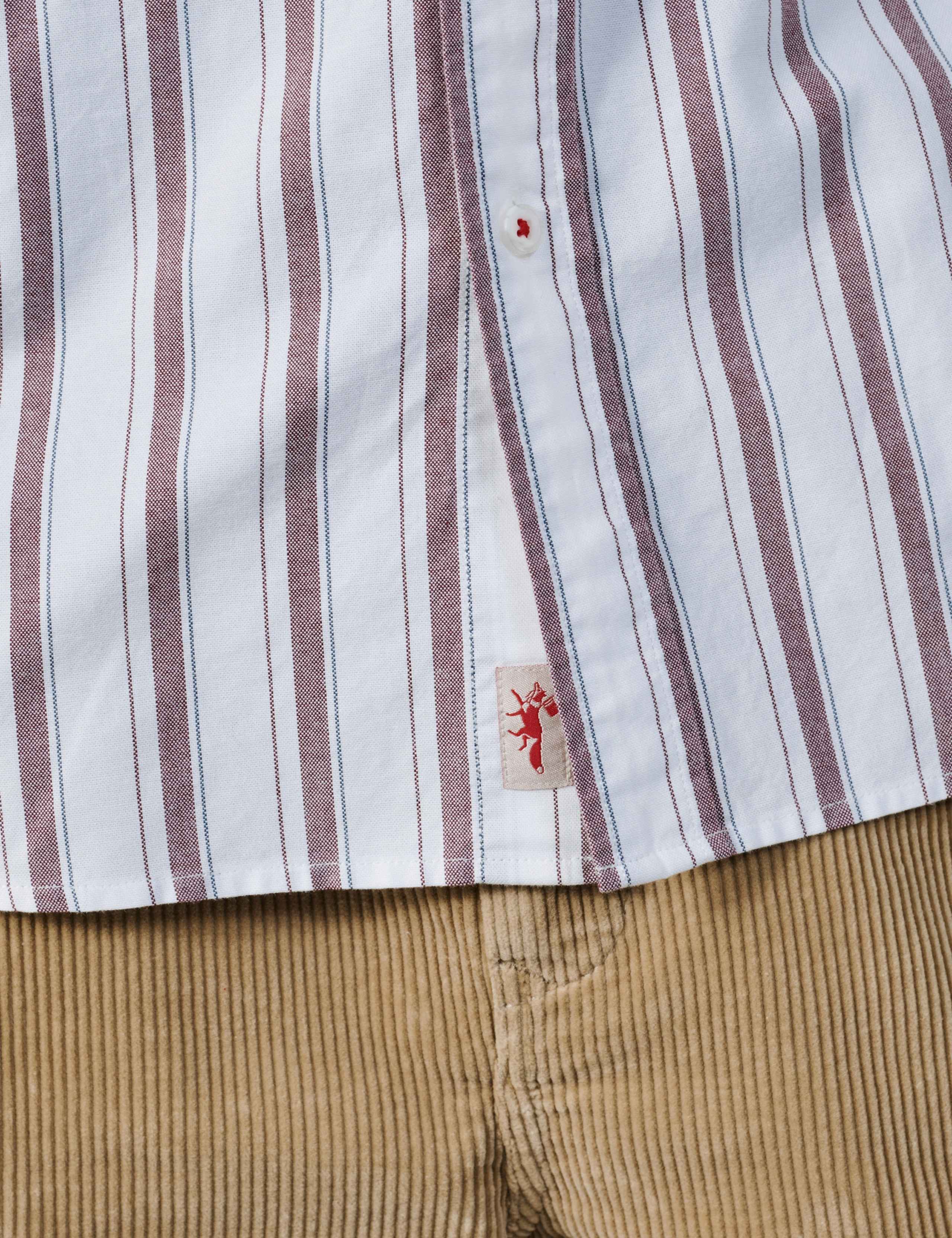 Relaxed Fit Pure Cotton Striped Oxford Shirt 5 of 5