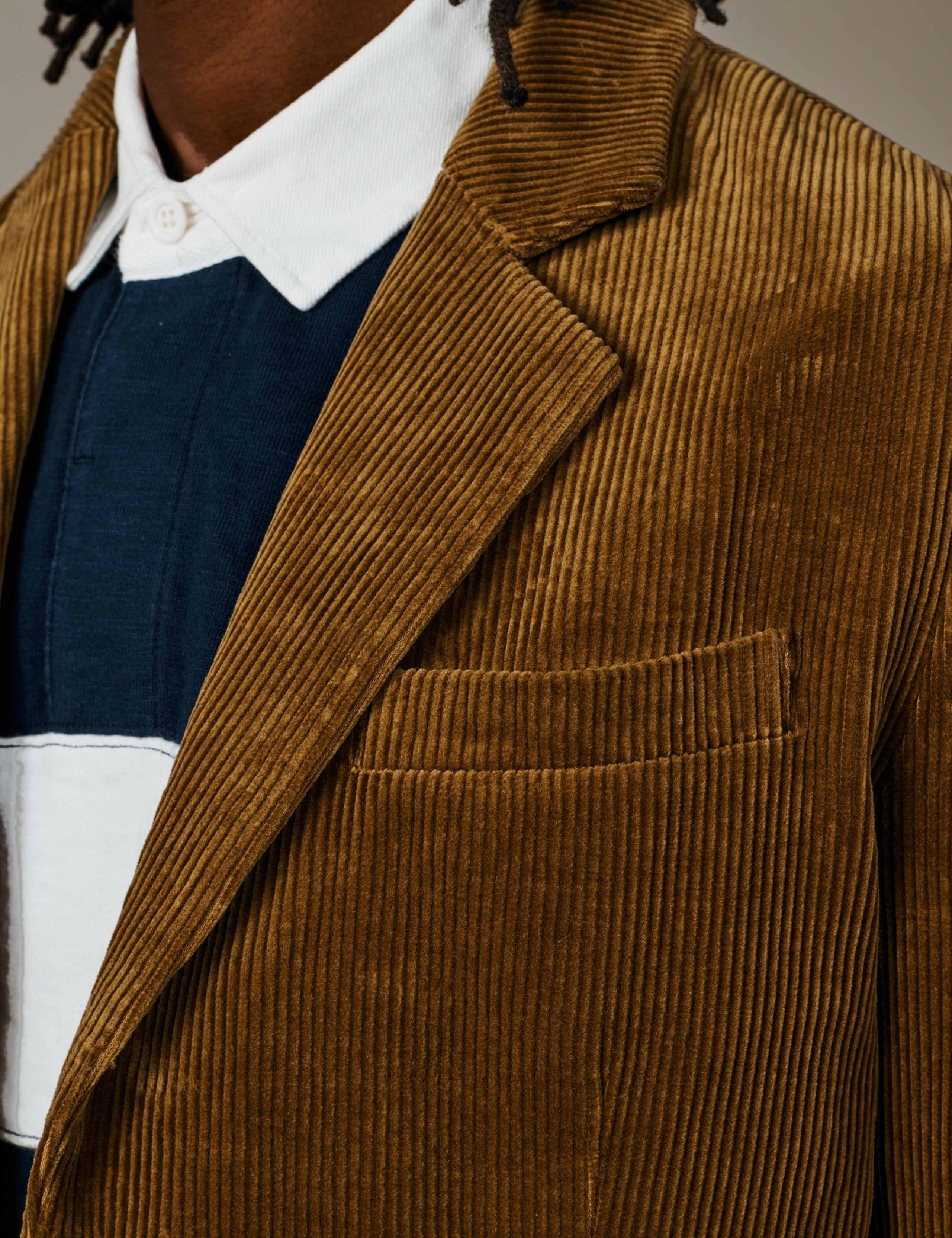 Tailored Fit Pure Cotton Corduroy Blazer 4 of 4