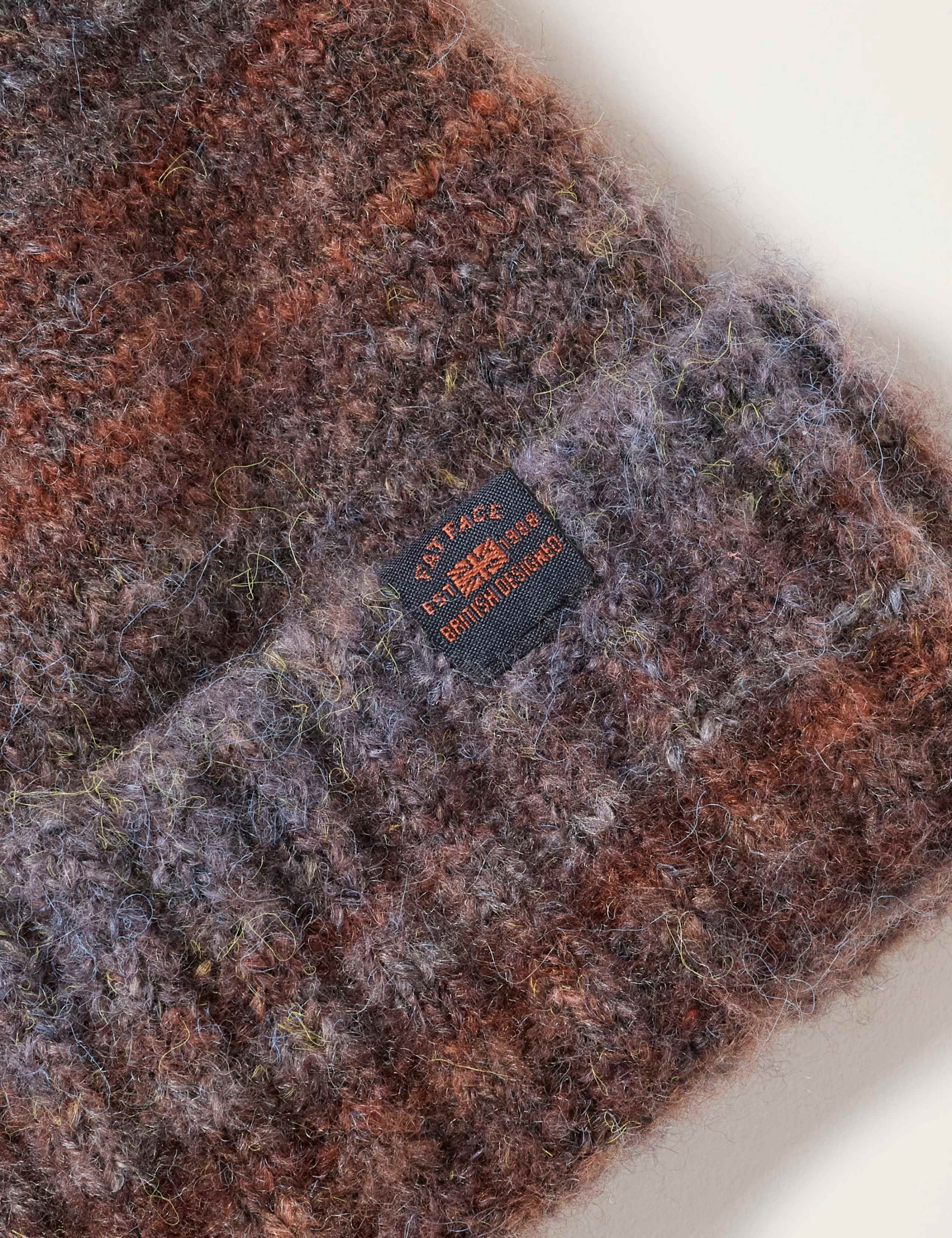 Ombre Beanie Hat with Wool 2 of 3