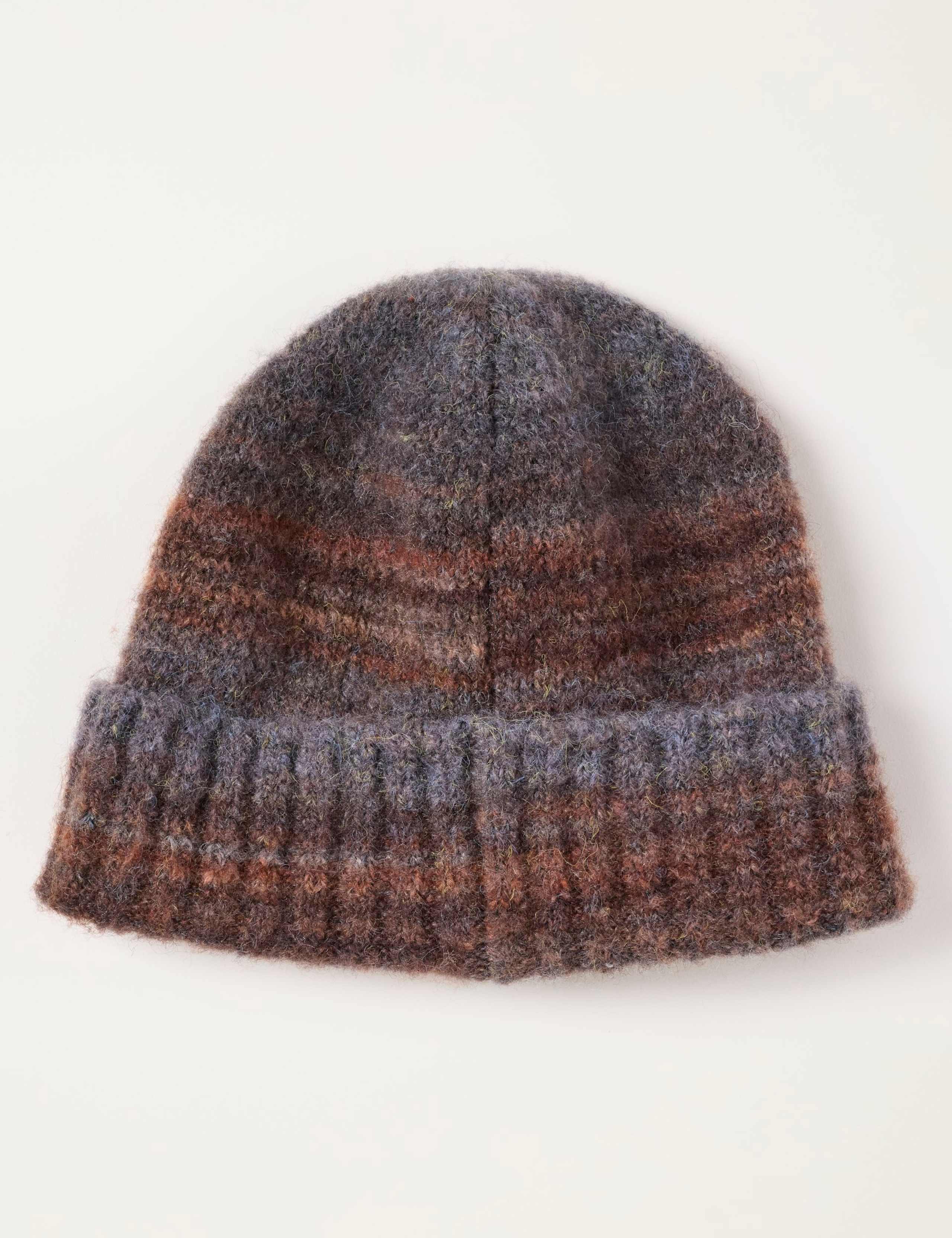 Ombre Beanie Hat with Wool 3 of 3
