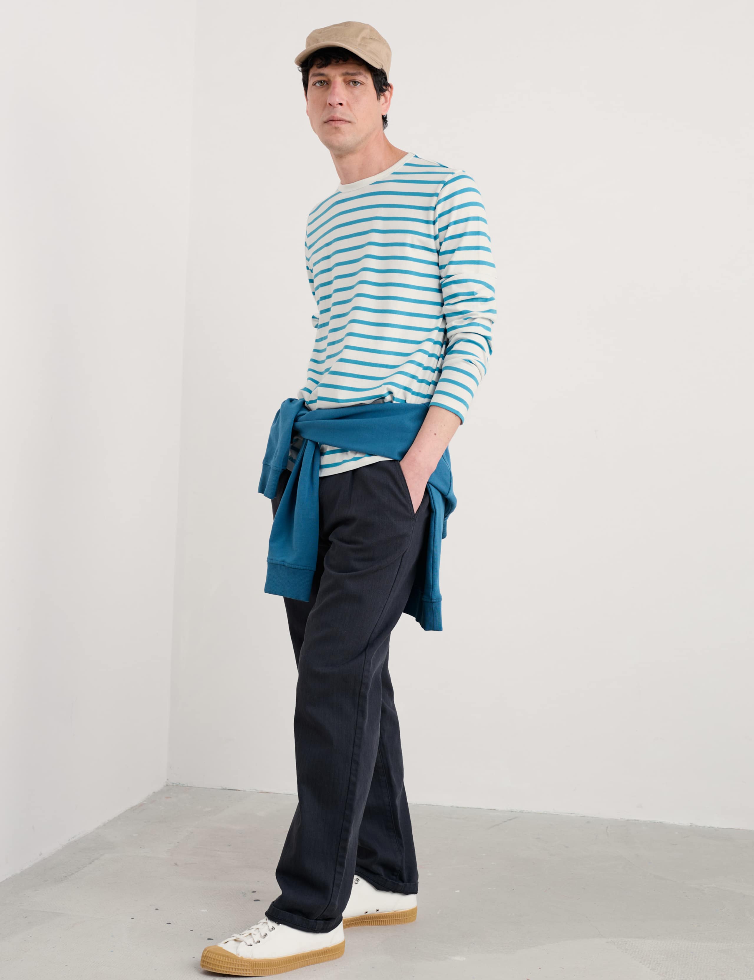 Pure Cotton Striped Long Sleeve T-Shirt 4 of 4