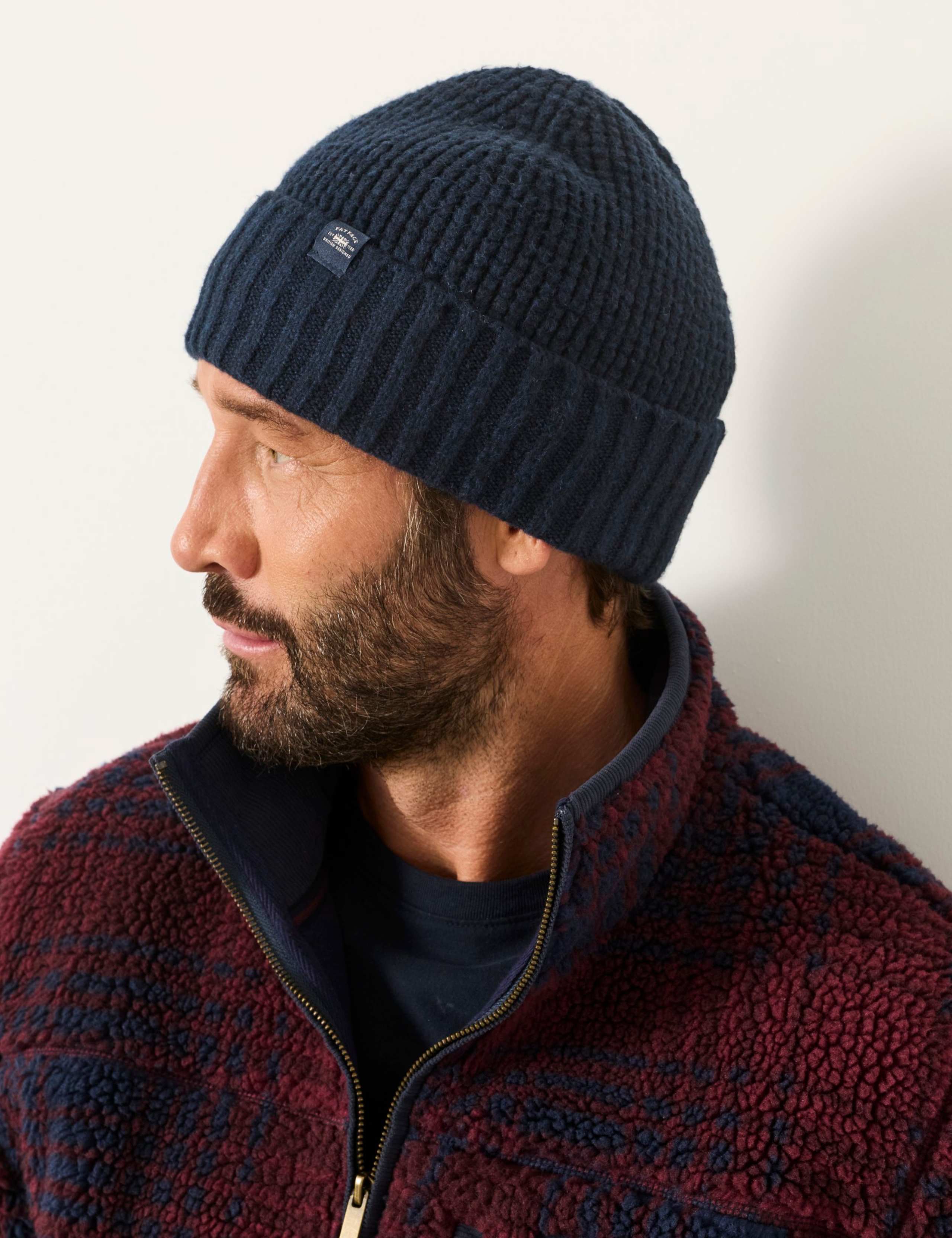 Cotton Blend Beanie Hat 2 of 5