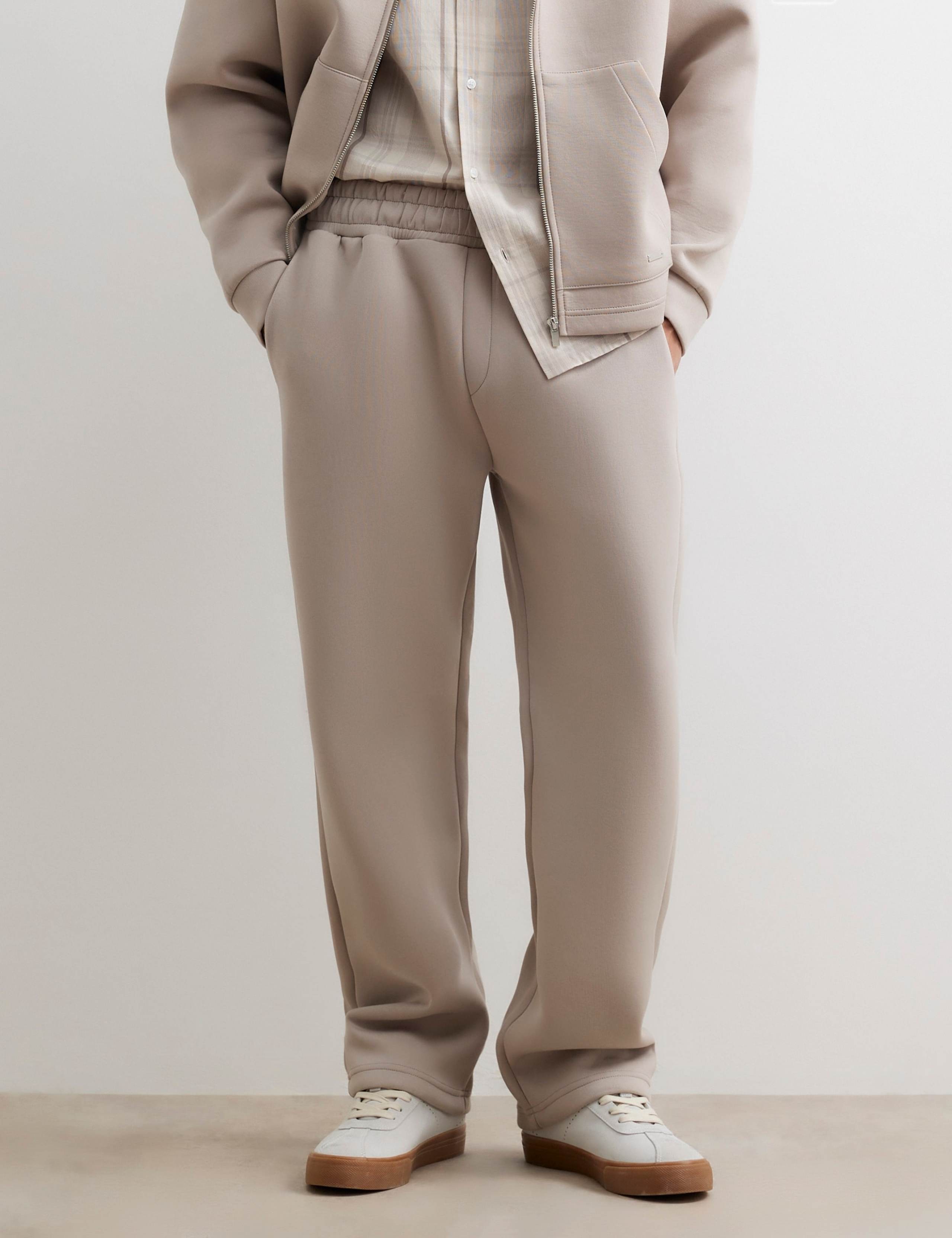 Elasticated Waist Cotton Blend Joggers 1 of 6
