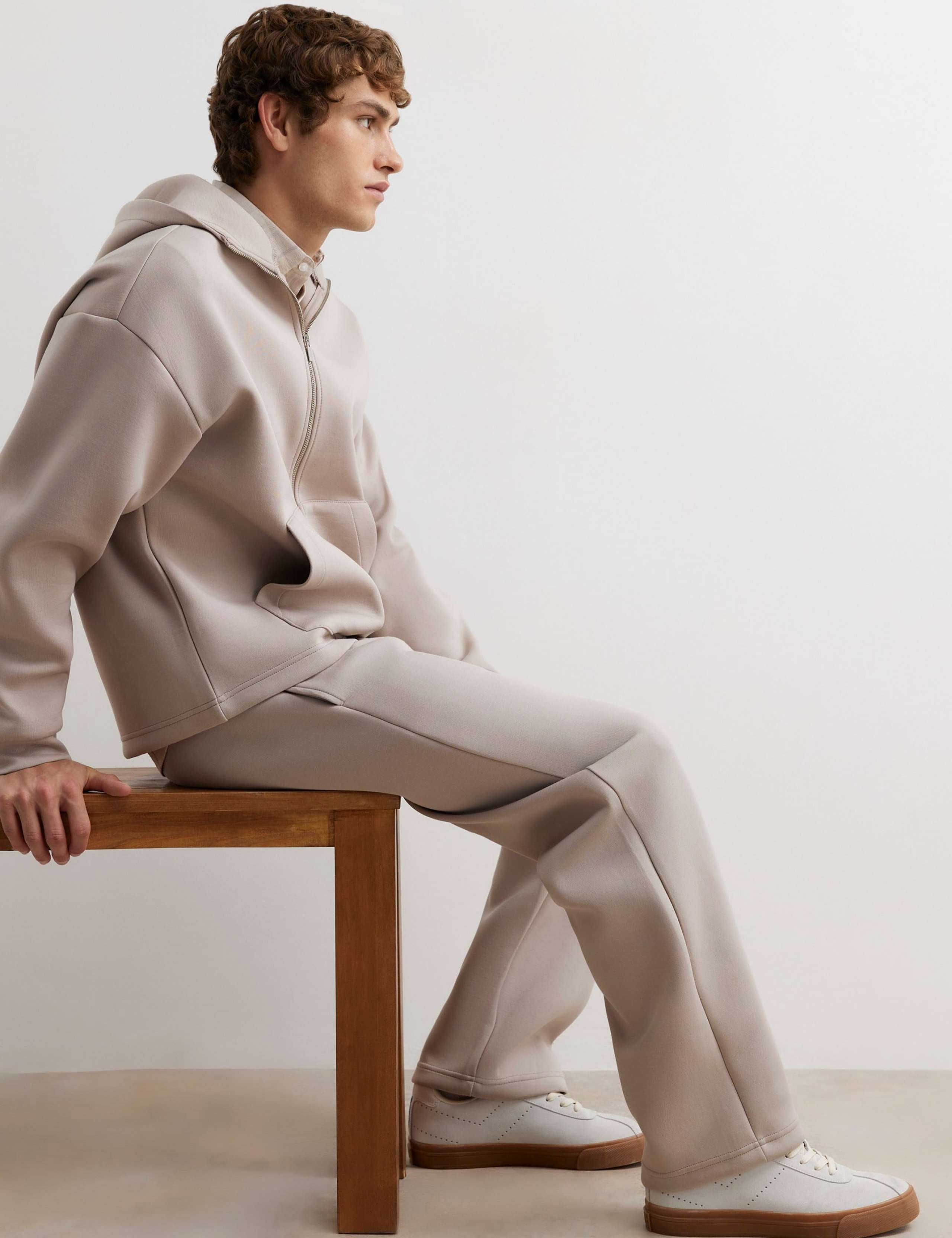 Elasticated Waist Cotton Blend Joggers 2 of 6