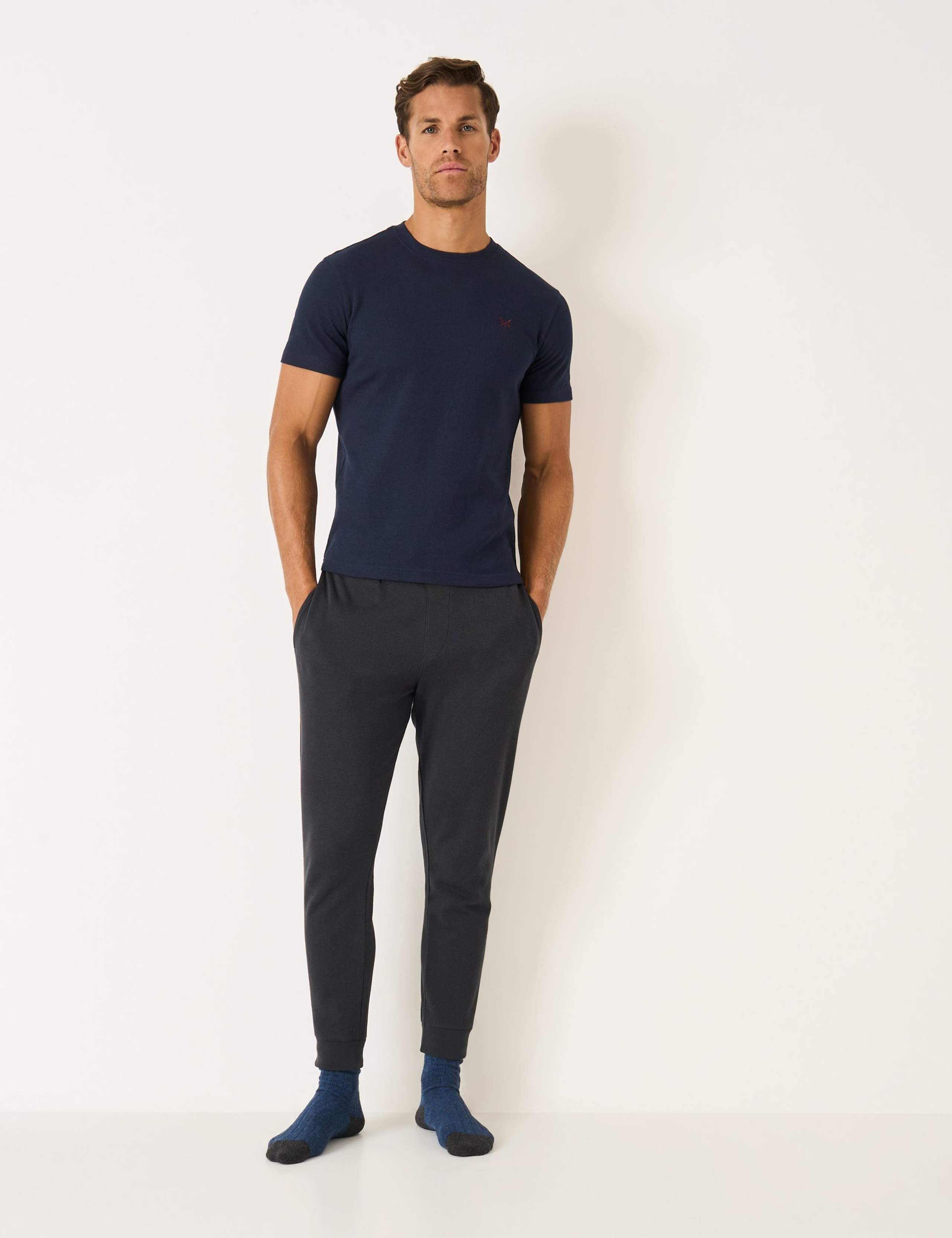 Cotton Rich Waffle T-Shirt 1 of 5