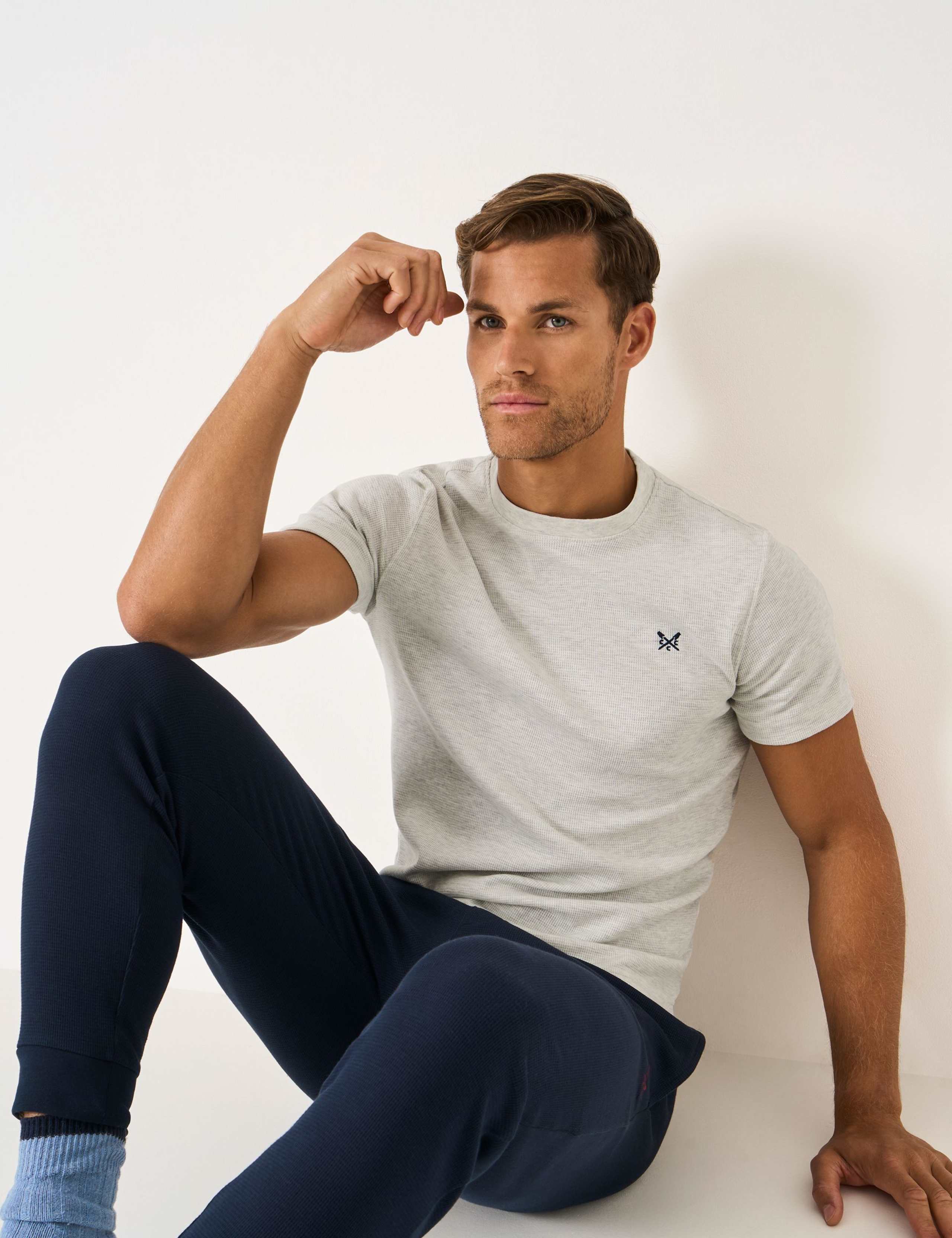 Cotton Rich Waffle T-Shirt 3 of 5