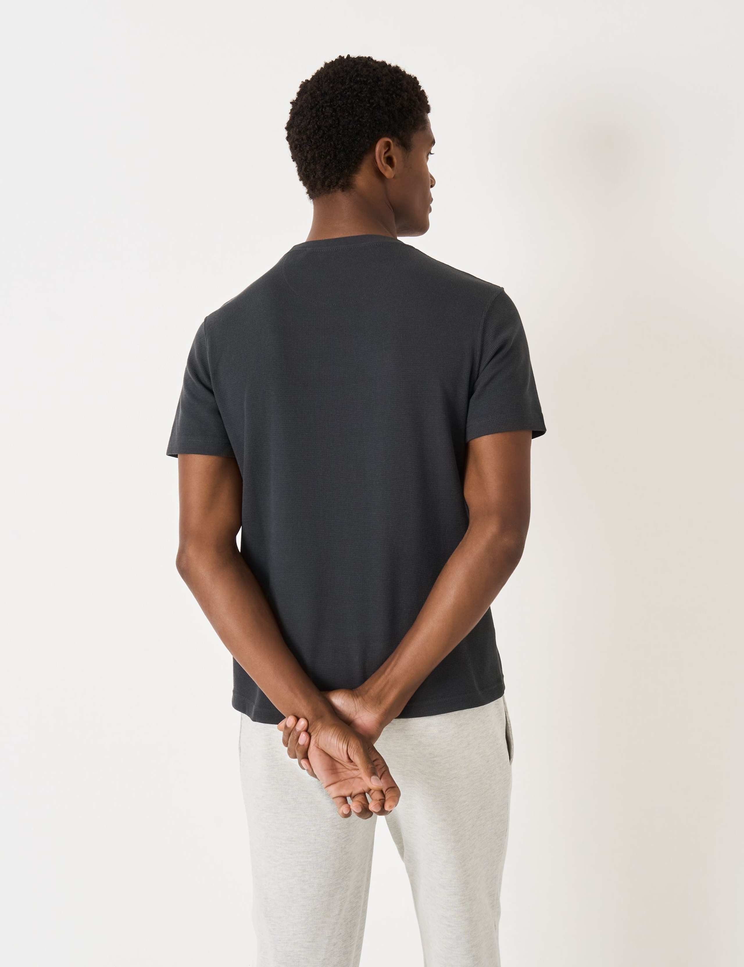 Cotton Rich Waffle T-Shirt 3 of 5