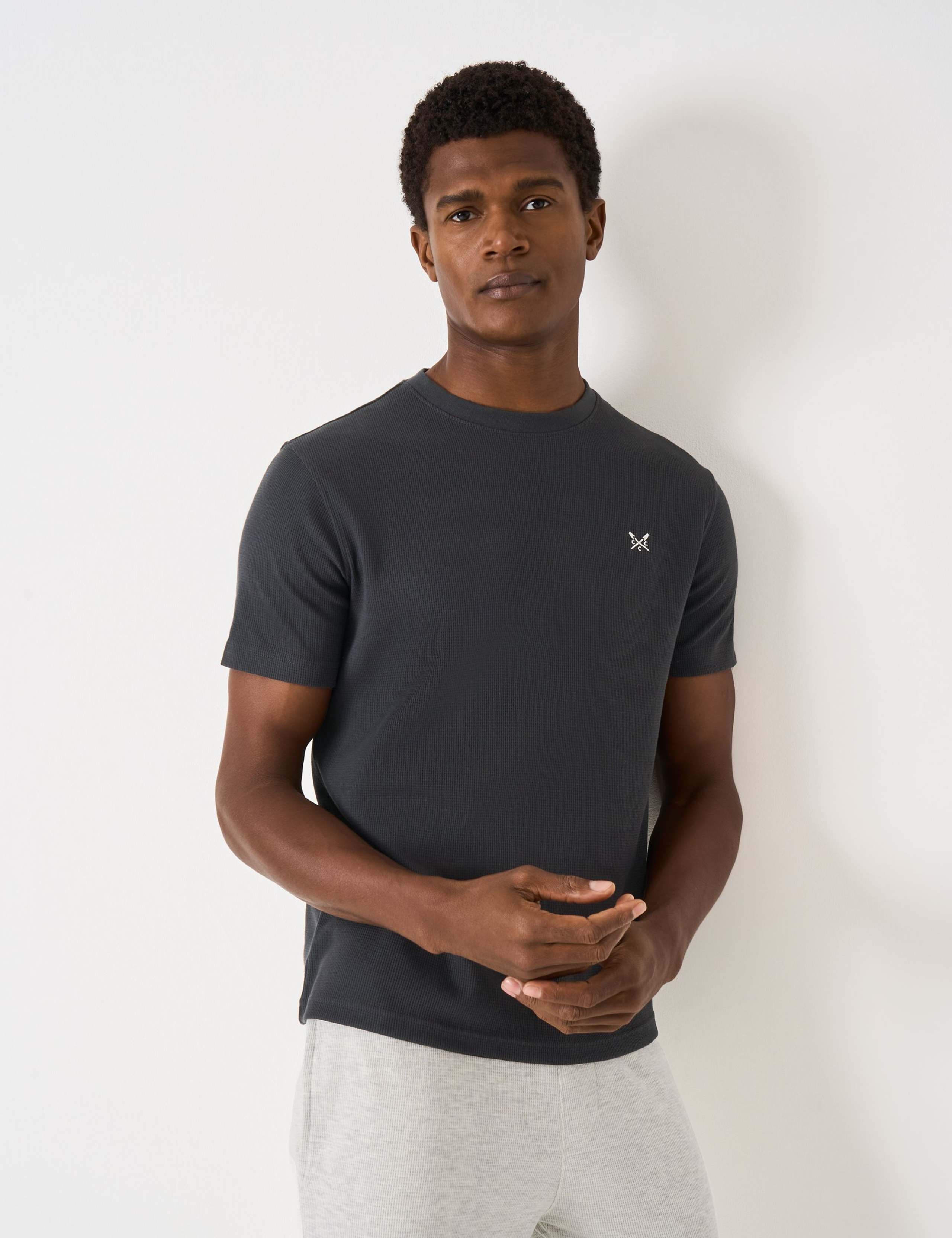 Cotton Rich Waffle T-Shirt 4 of 5